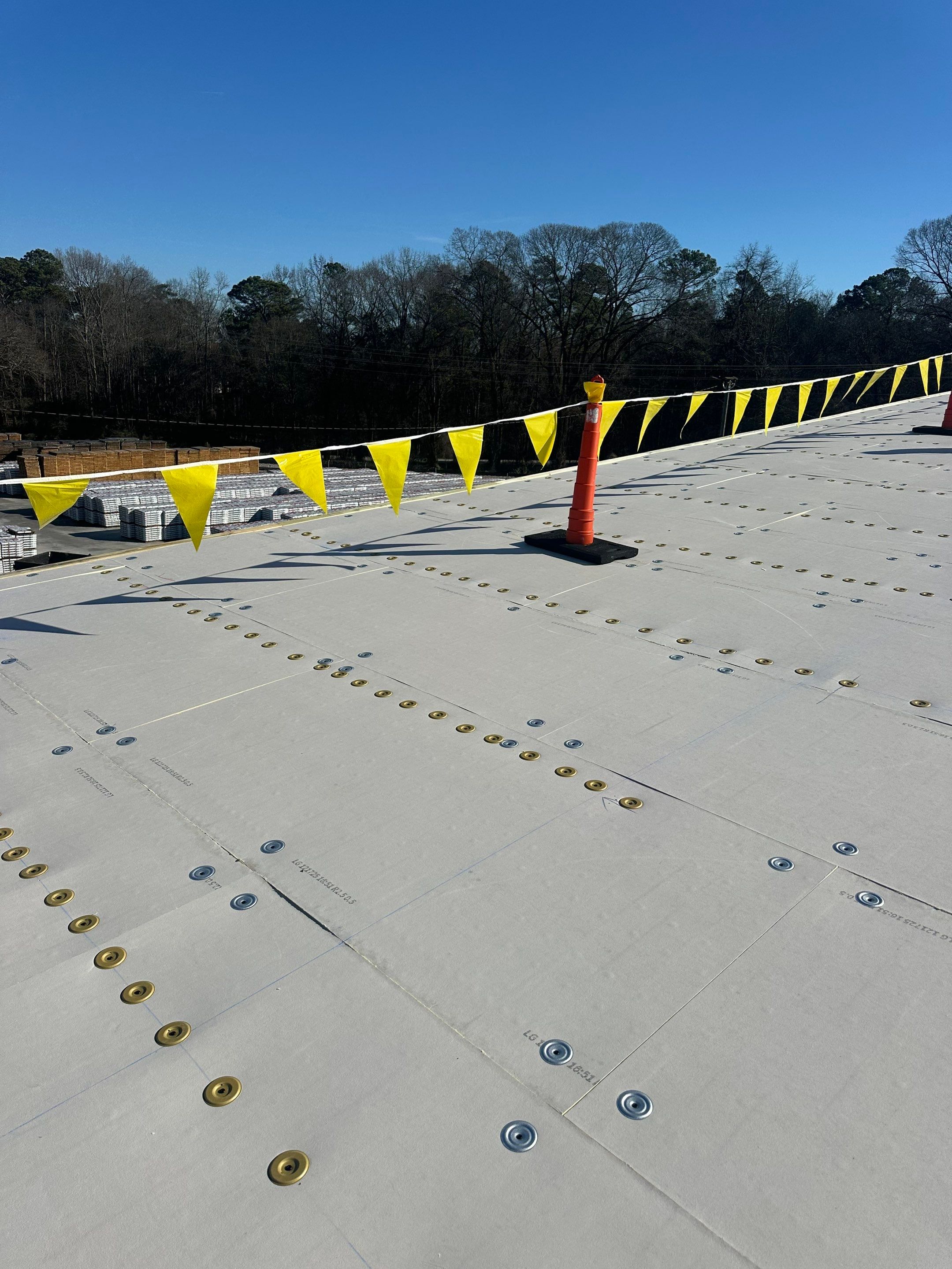 Project in Hampton, GA by Commercial Roofing Group