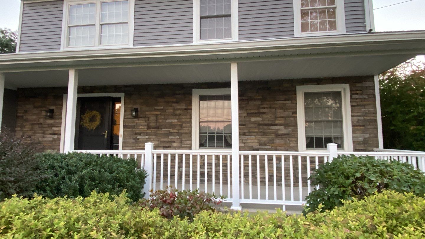 Siding Installation using Certainteed Monogram Charcoal gray and Owens Corning Versetta Stone Sterling by A Plus Exterior
