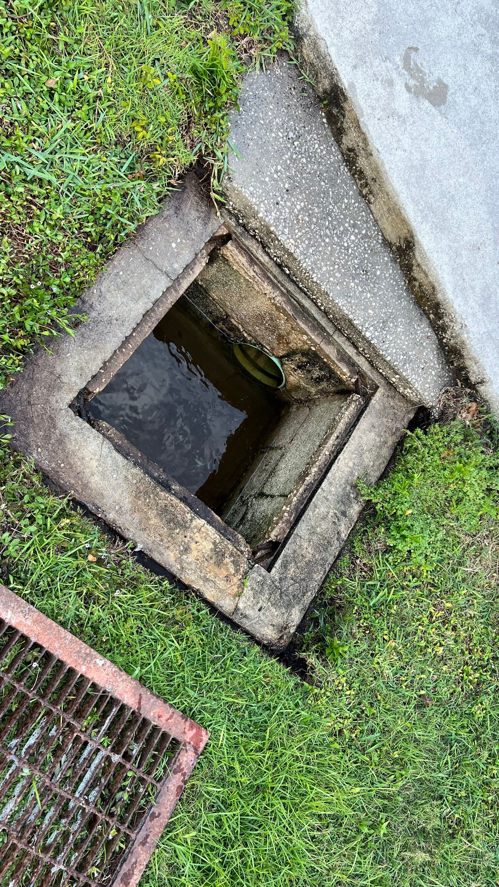 Naples Private Airport Community Catch Basin Cleaning by APS Power & Water