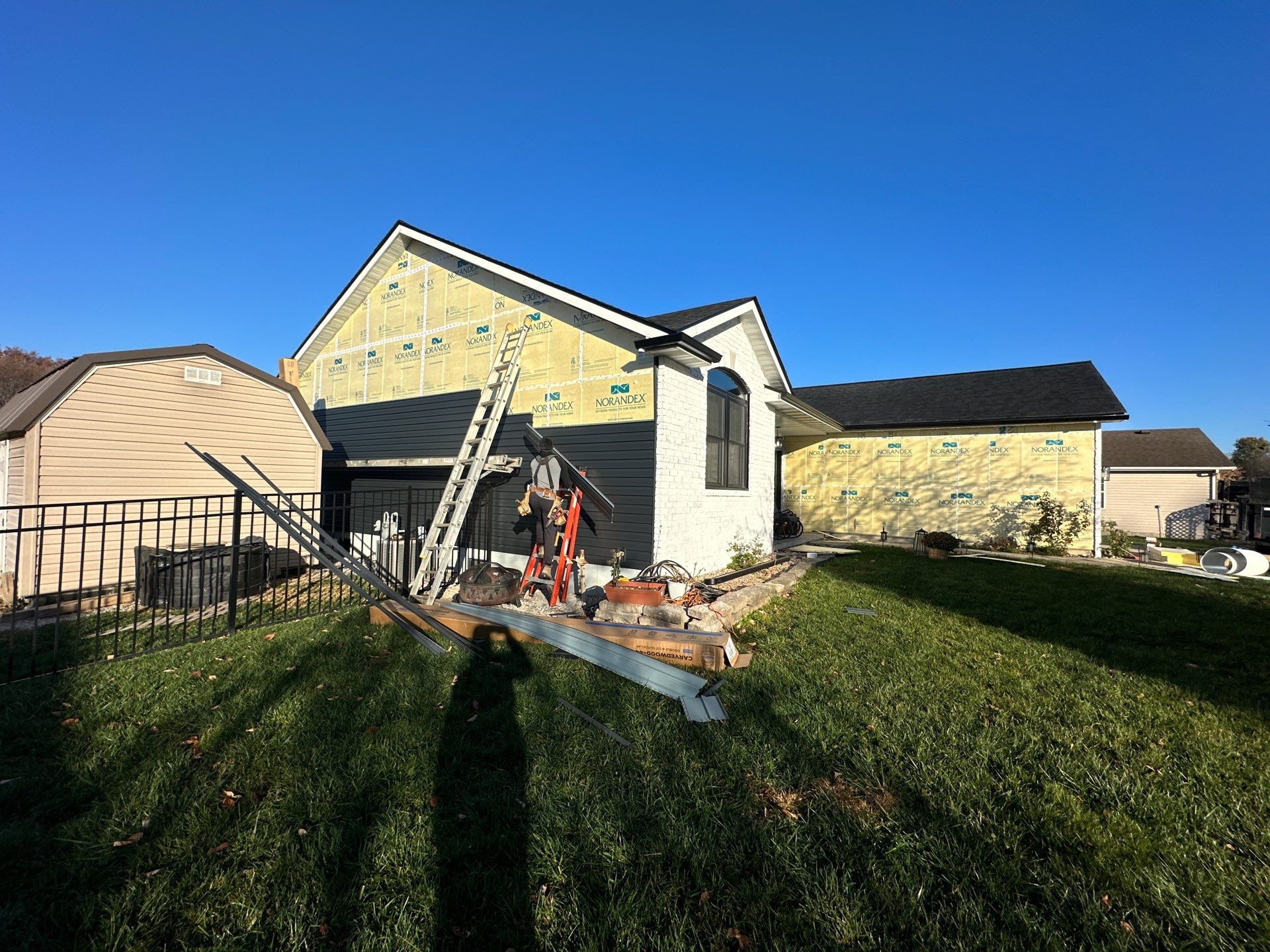 Installation of New Siding  by H&F Exteriors