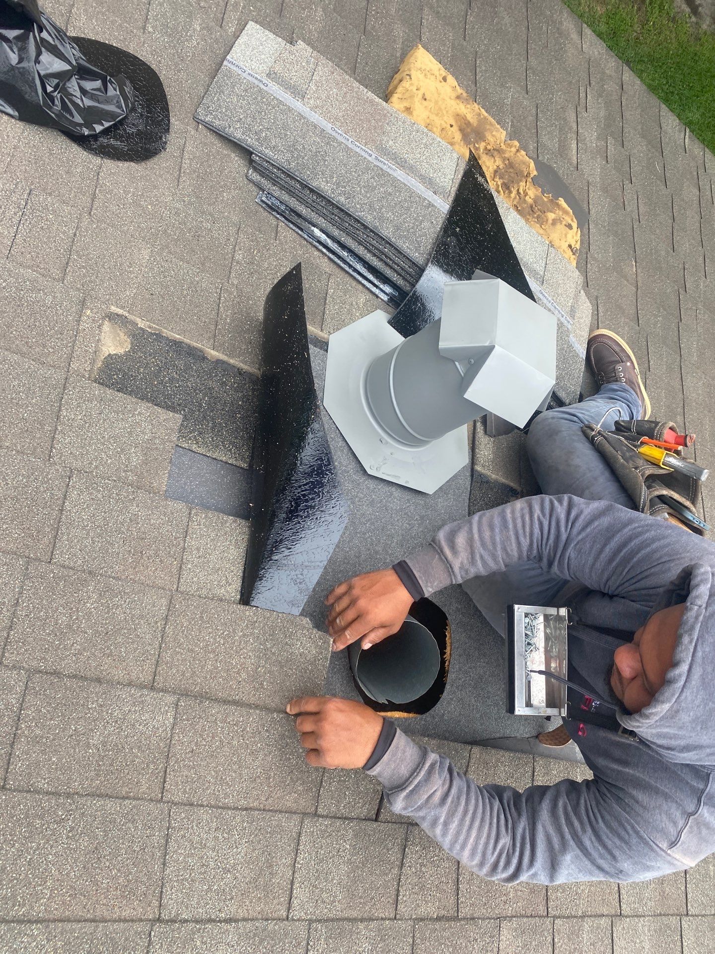 Hail Damage using Owen's Corning Duration (Lifetime) Shingles by Roof Repair Company