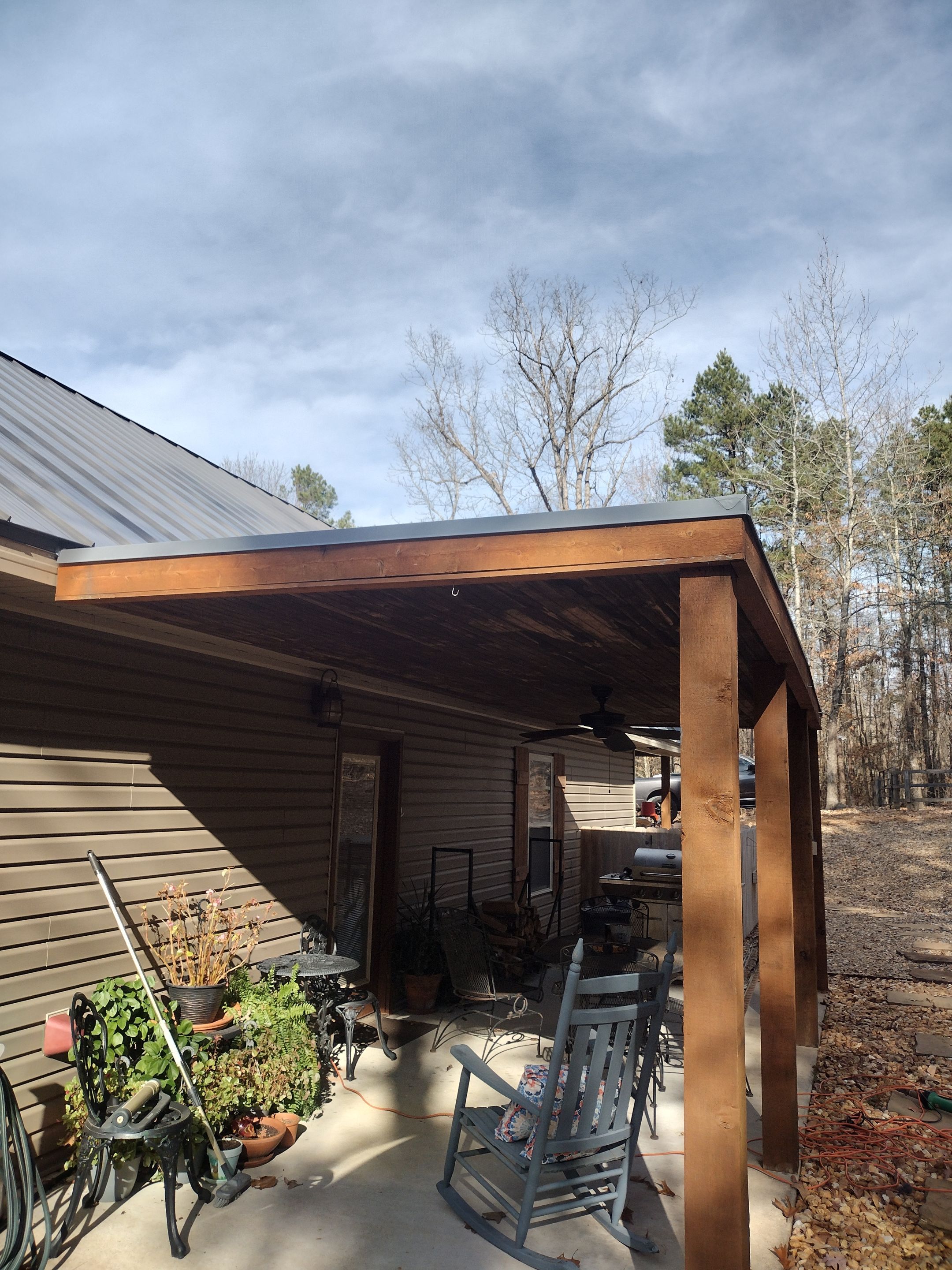 Residential Metal Roof Replacement using Reed's Metals: 26 GA. Standing Seam: Charcoal Grey by Hostetler Roofing