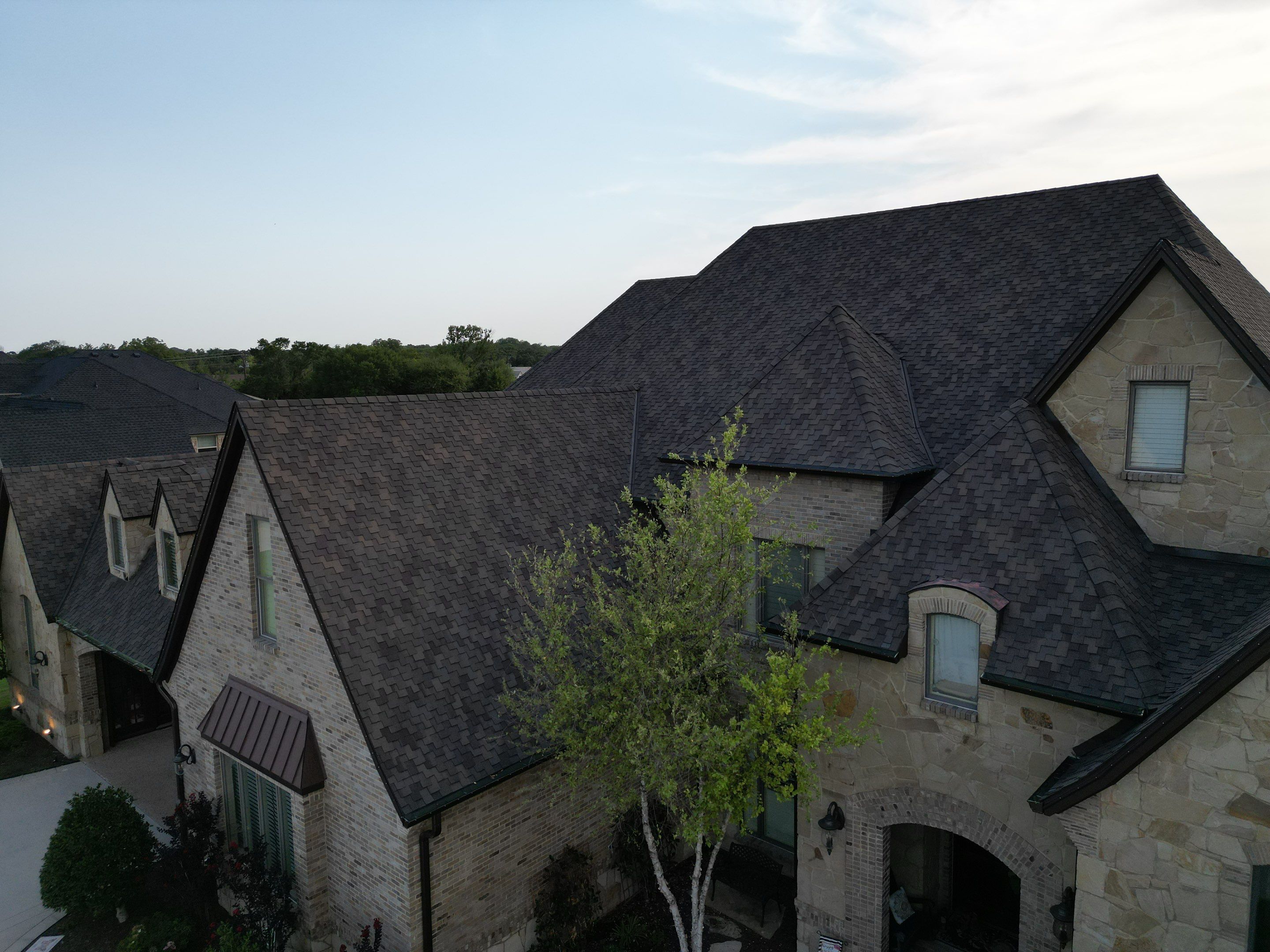 Standing Seam Metal Accent by First Out Roofing 