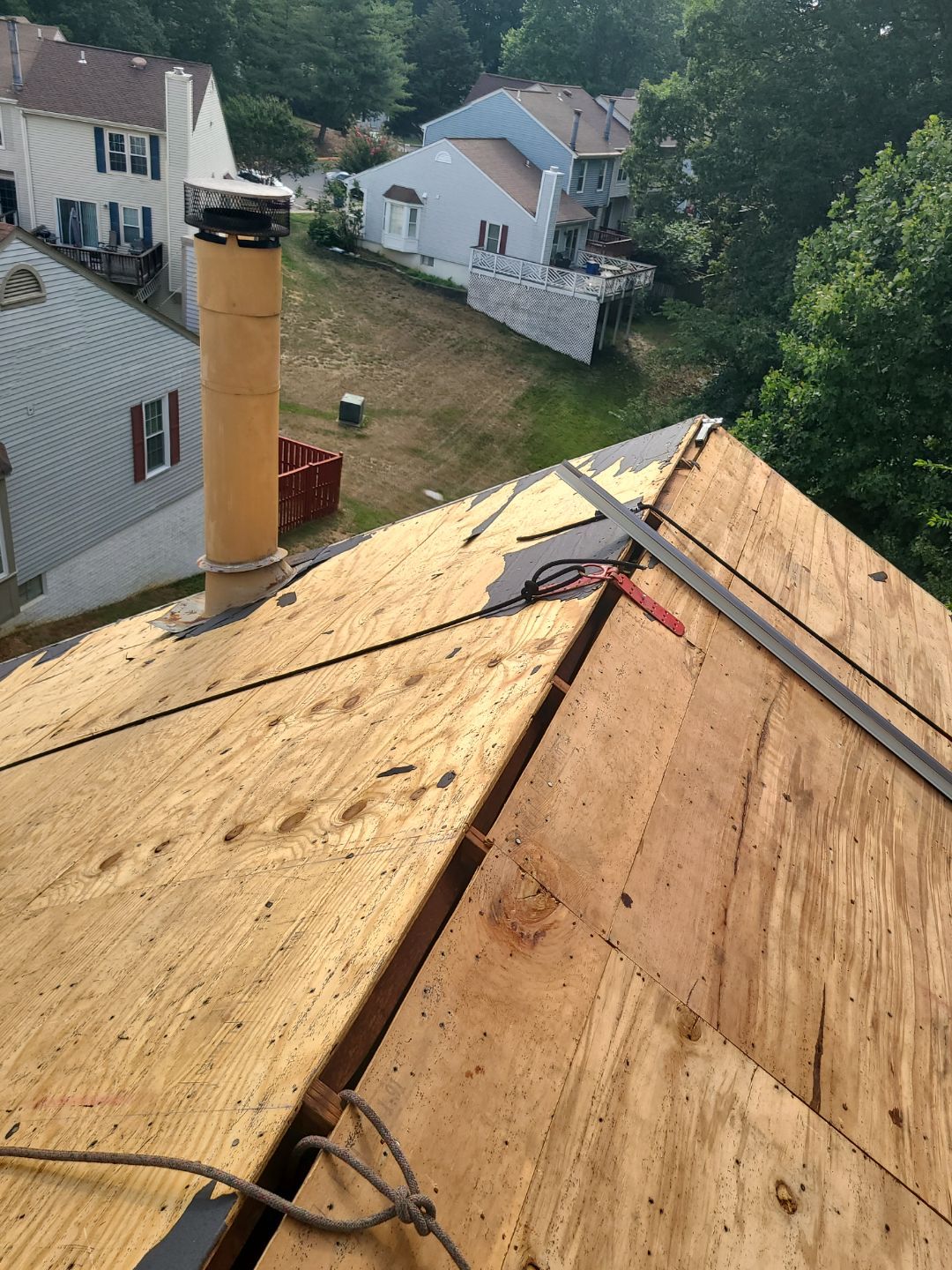 Montclair: Roof Installation with CertainTeed Landmark Designer Shingles in Burnt Sienna by RM Banning, Inc.
