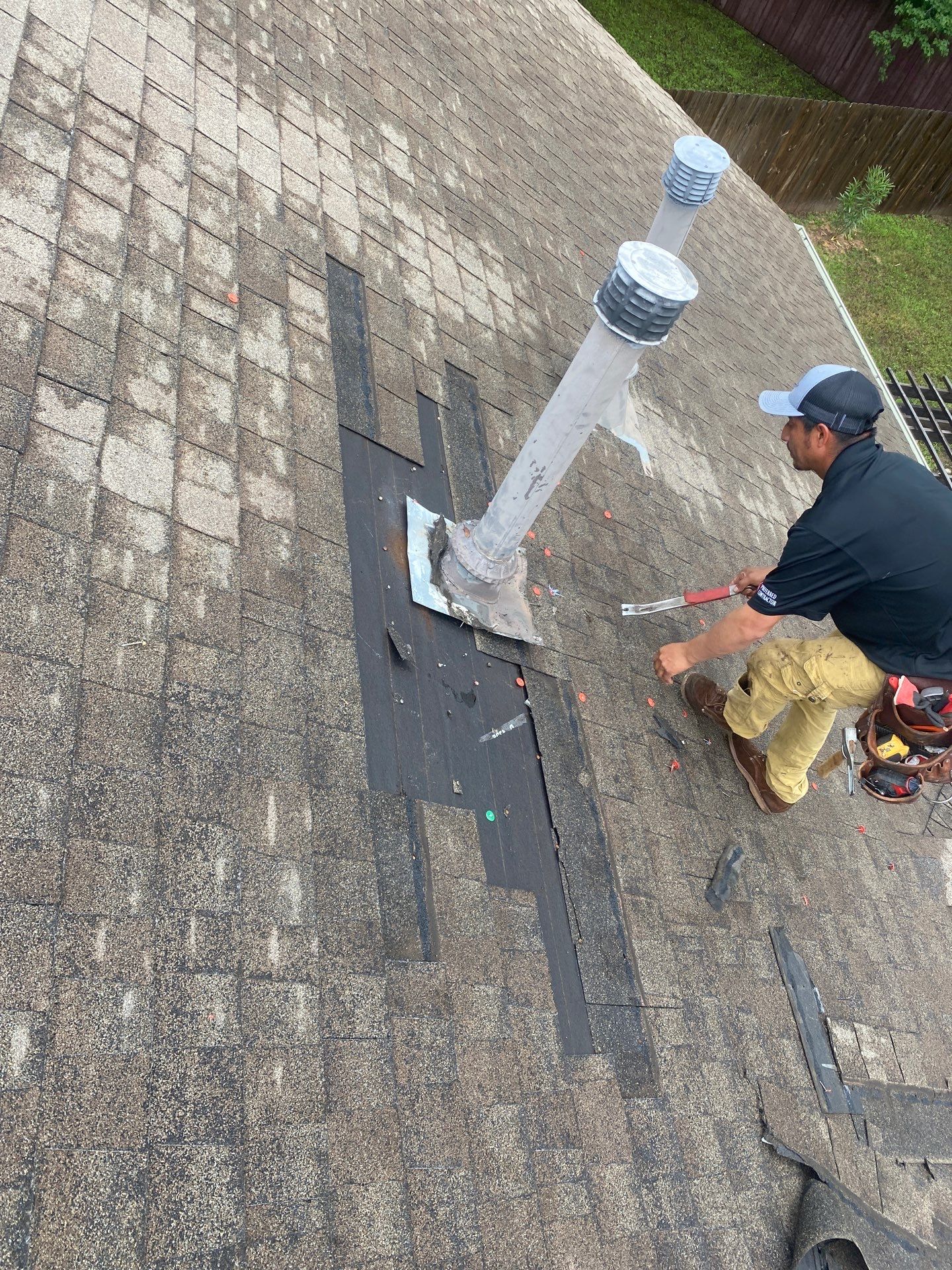 Hail Damage using Owen's Corning Duration (Lifetime) Shingles by Roof Repair Company