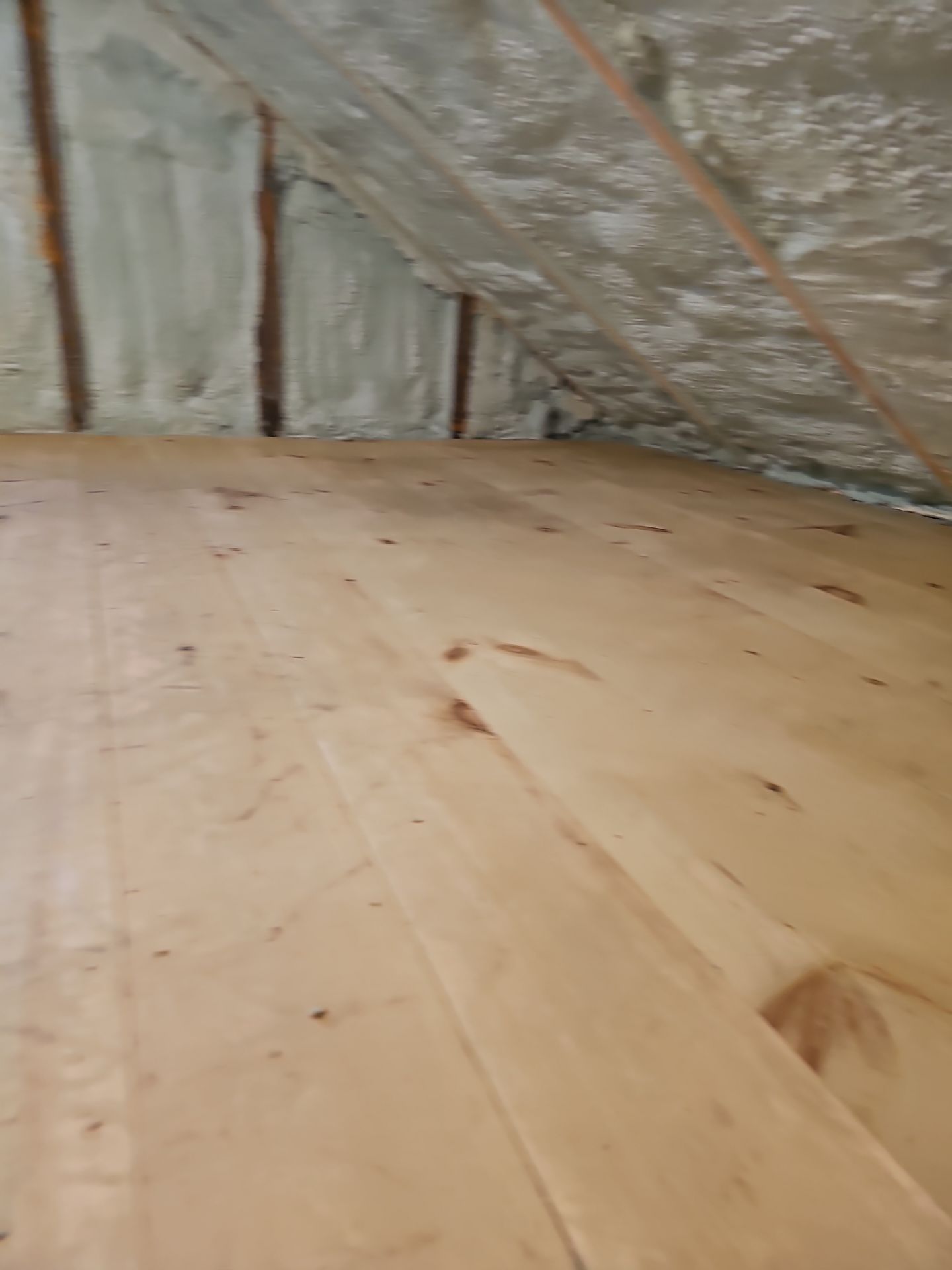 Attic Insulation using Closed Cell Spray Foam by NYS Foam & Energy