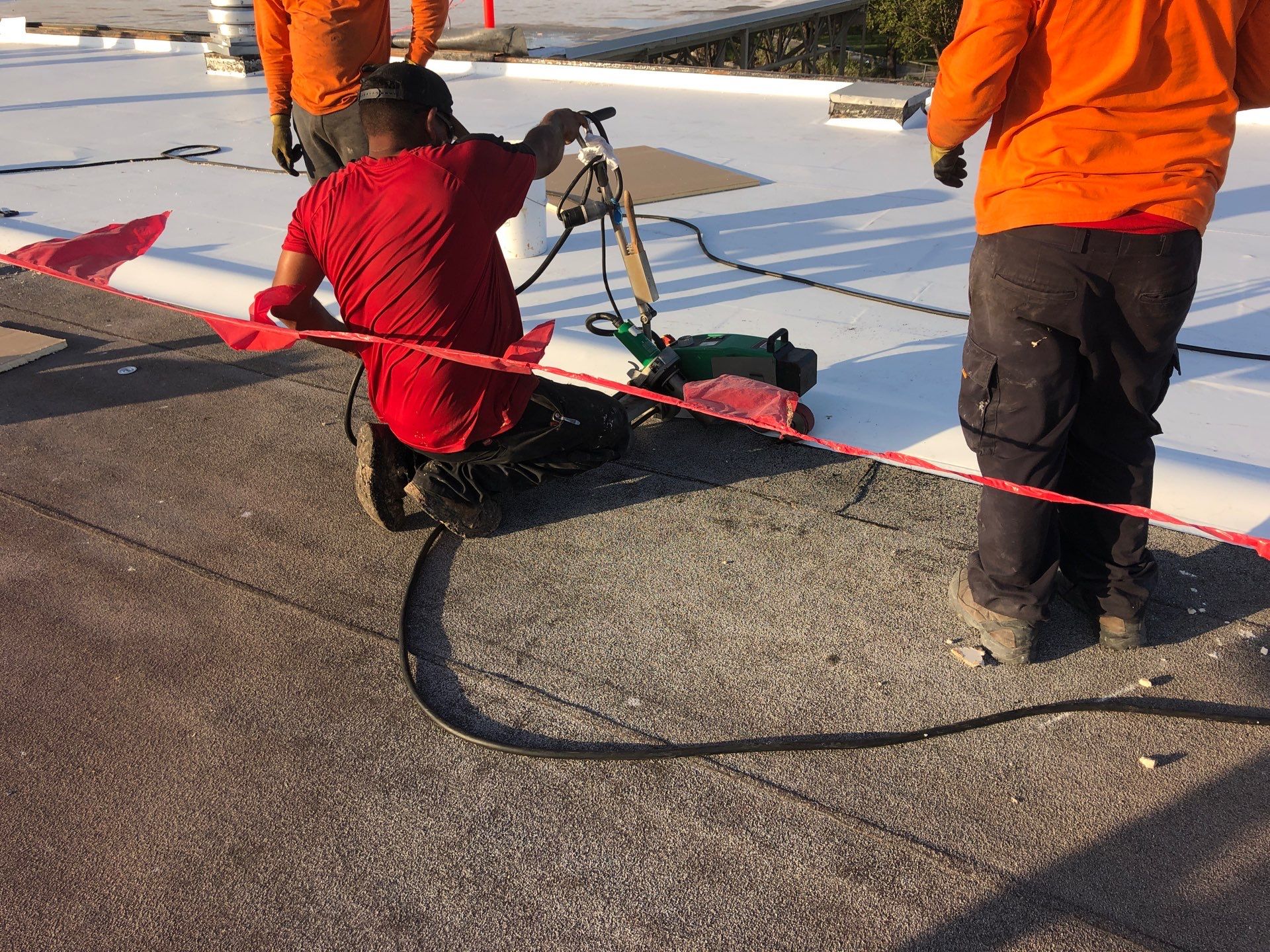 Commercial Re-Roof using GAF TPO by First Due Roofing