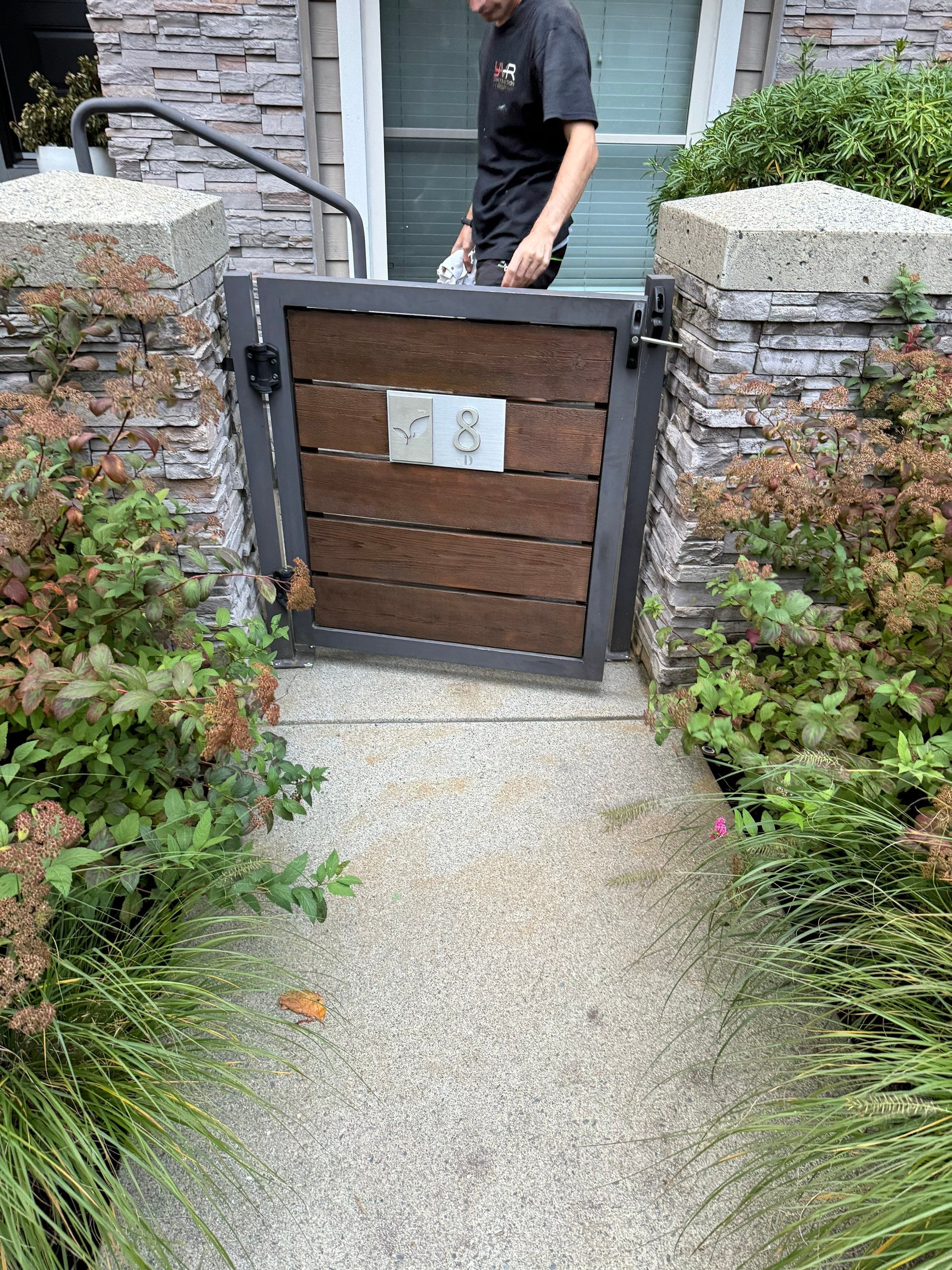 Gate Staining Project by YVR Construction Group
