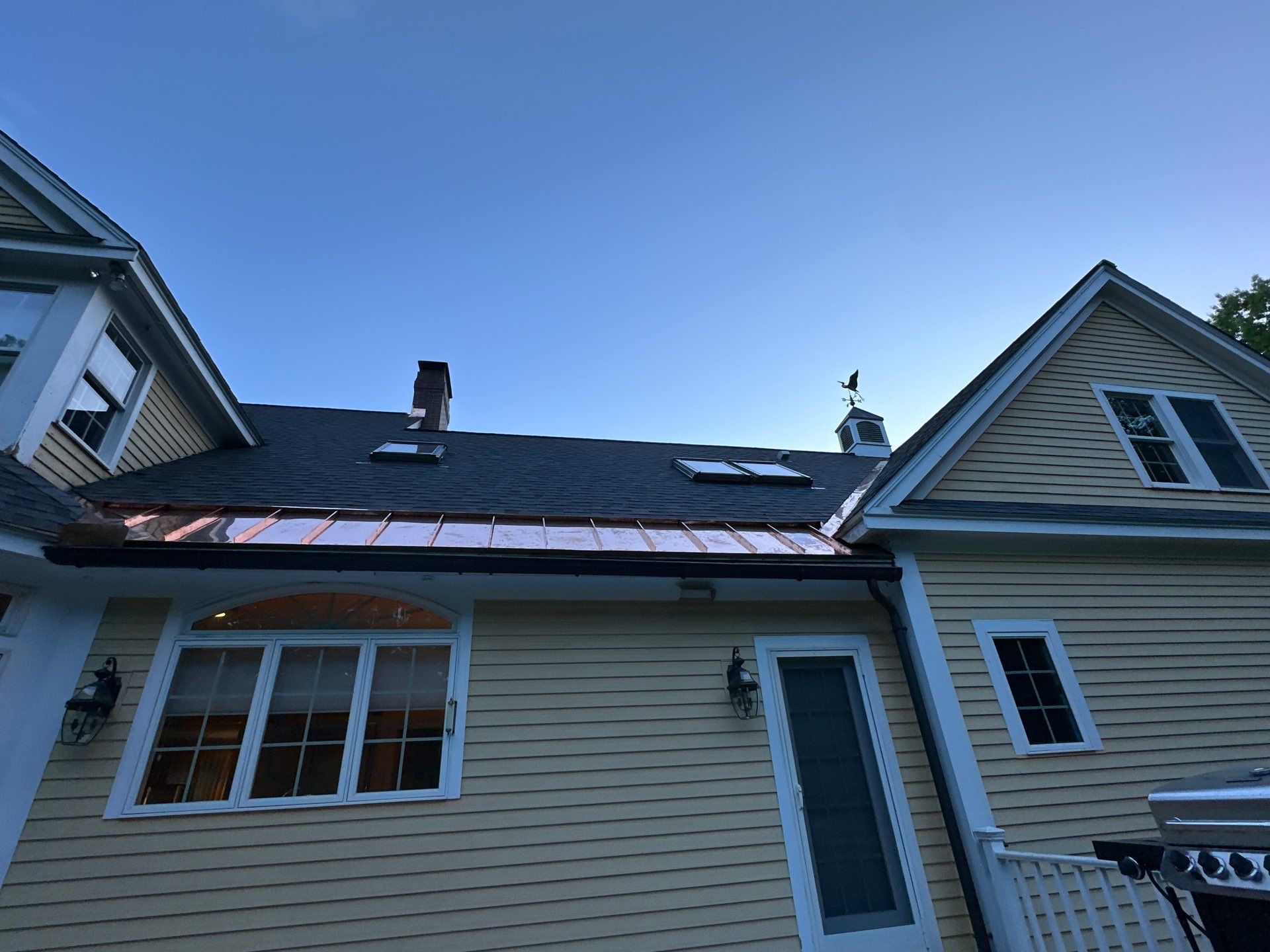 Roof Replacement with Owens Corning Shingles and Copper Flashing by Mighty Dog Roofing of Greater Middlesex County