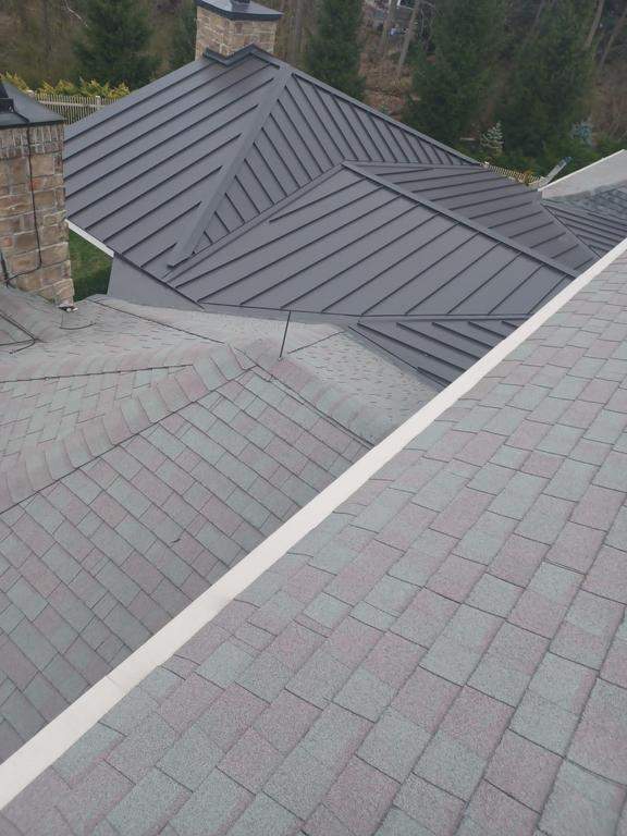 Standing Seam Metal Roof using Aluminum 032GA - Color Dark Bronze by CMNG LLC