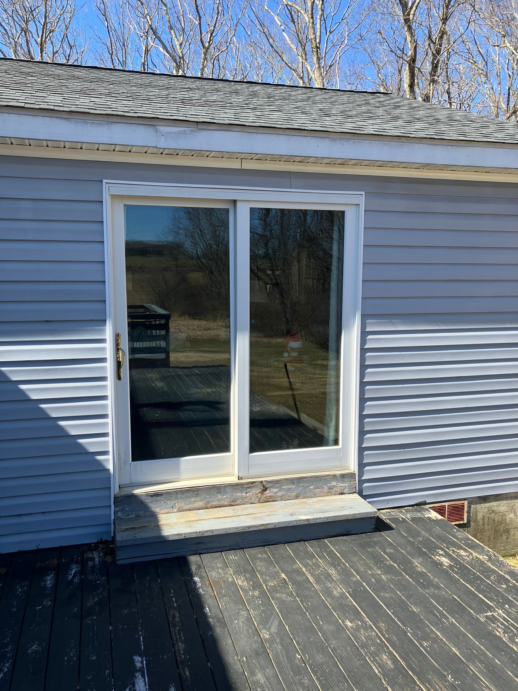Entry door upgrade by DiGiorgi Roofing and Siding Inc