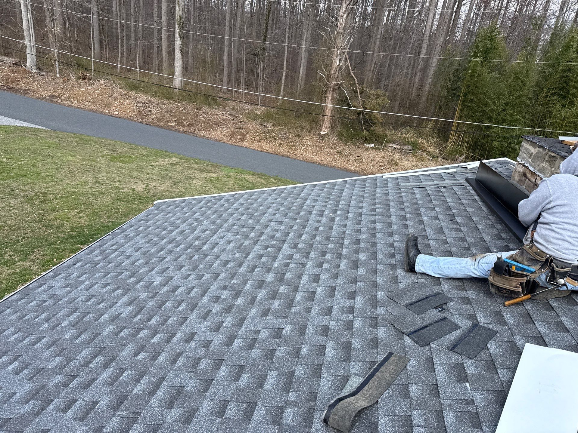Residential Roofing Installation using GAF Timberline HDZ by Matter Construction, LLC