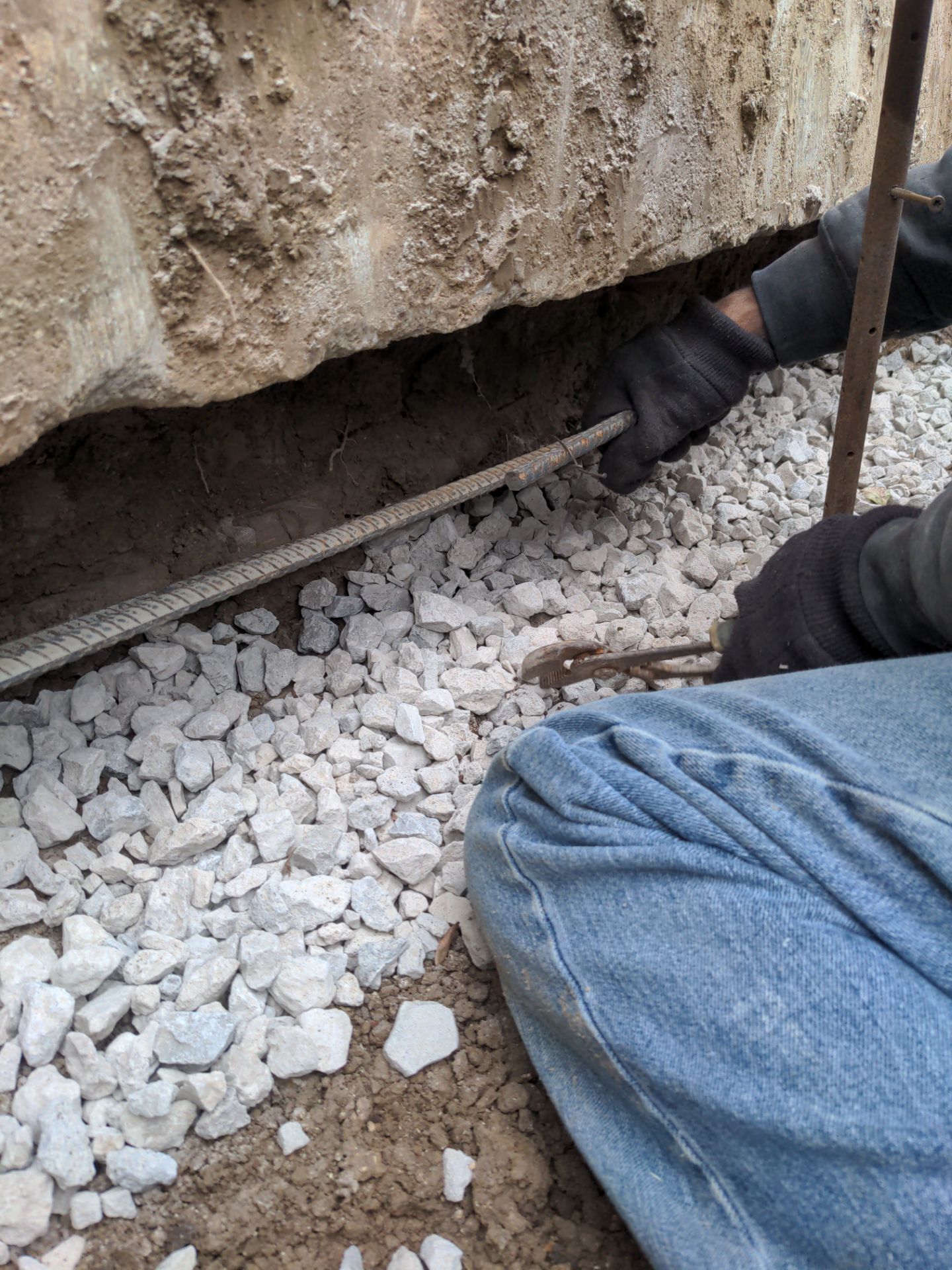 Helical Piers and Pillar Lift using Helical Foundation Footings by Toledo Basement Repair