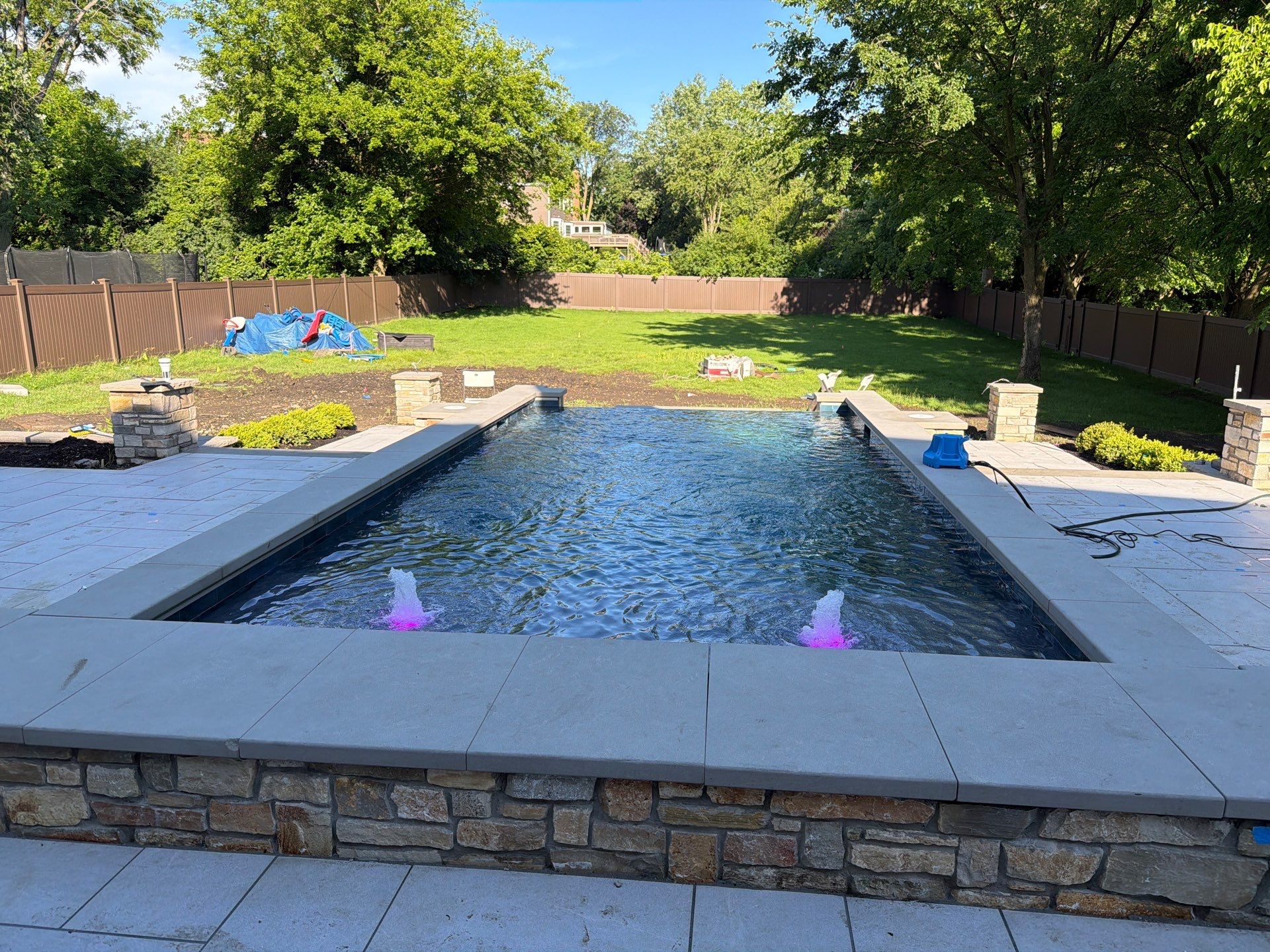 Swim Spa - Jet Benches - Spillover - French Riv by North Shore Pool & Spa