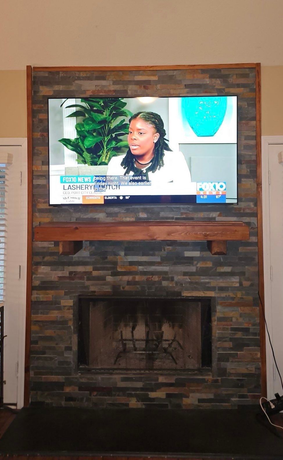 Fireplace TV Mounting Projects by Hangman Mounting & Installation 