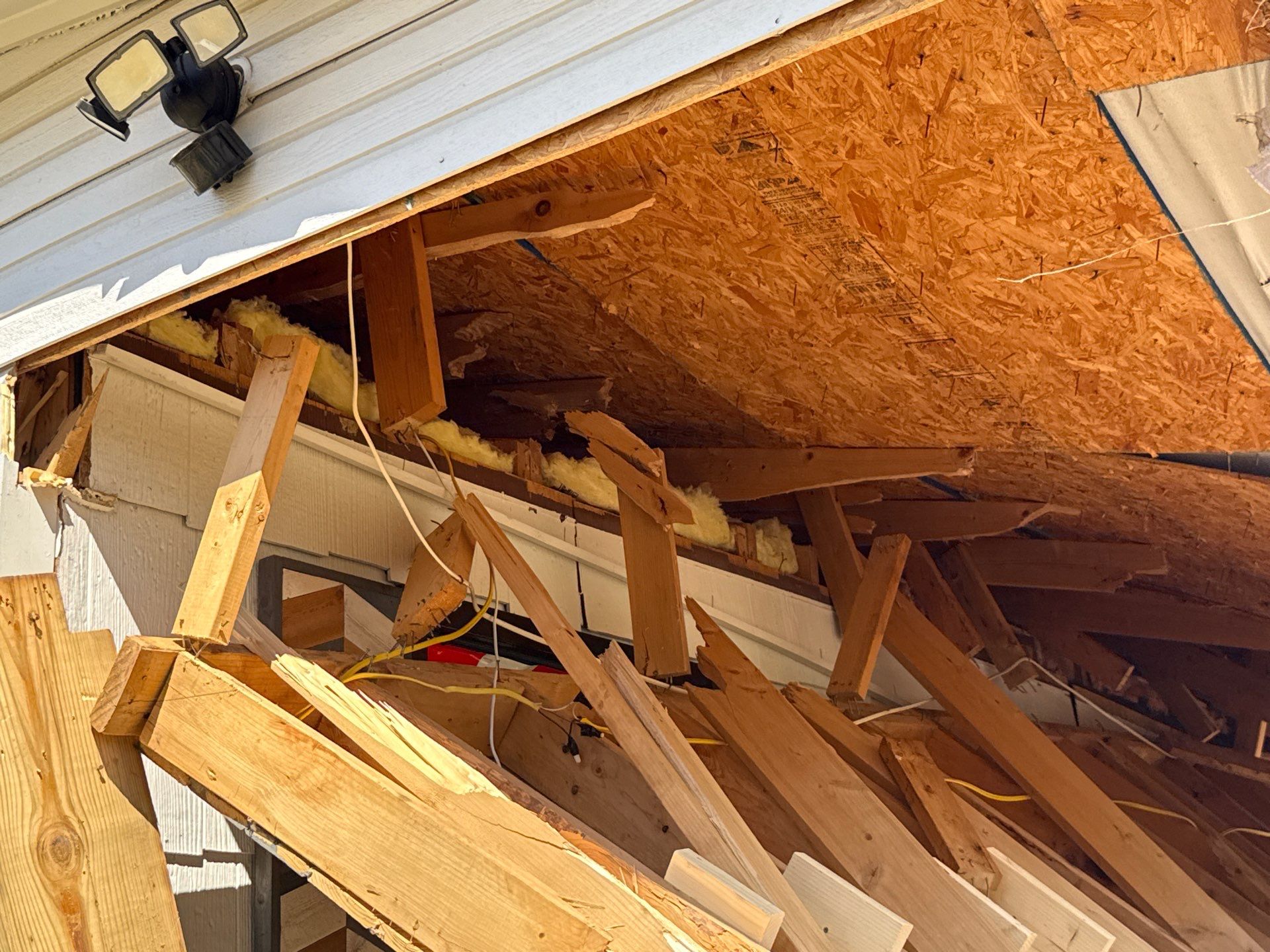 Structural Roof Restoration and Porch Repair in Hernando MS by Revival Roofing Services