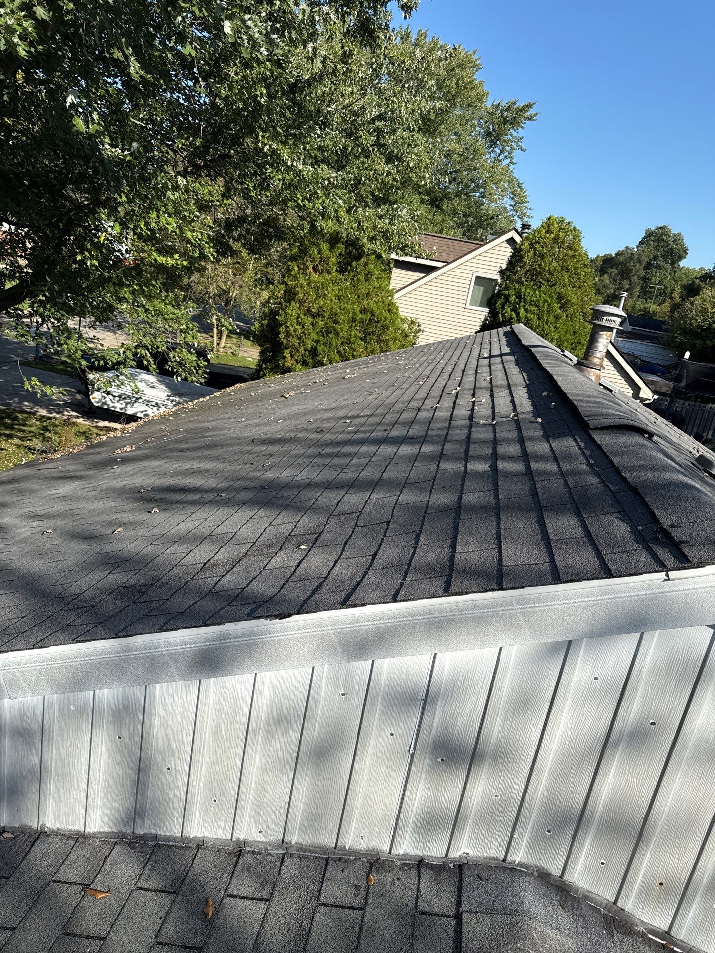 Roof Replacement using Owens Corning Estate Gray by 180 Contractors