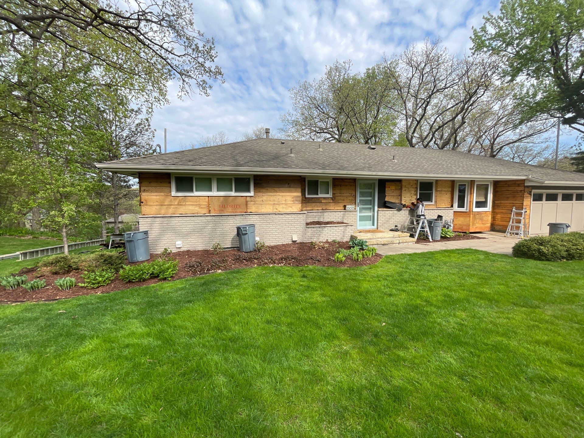 Siding Replacement – LP Smartside ExpertFinish in Tundra Gray | Hopkins, MN by First Impressions Exteriors