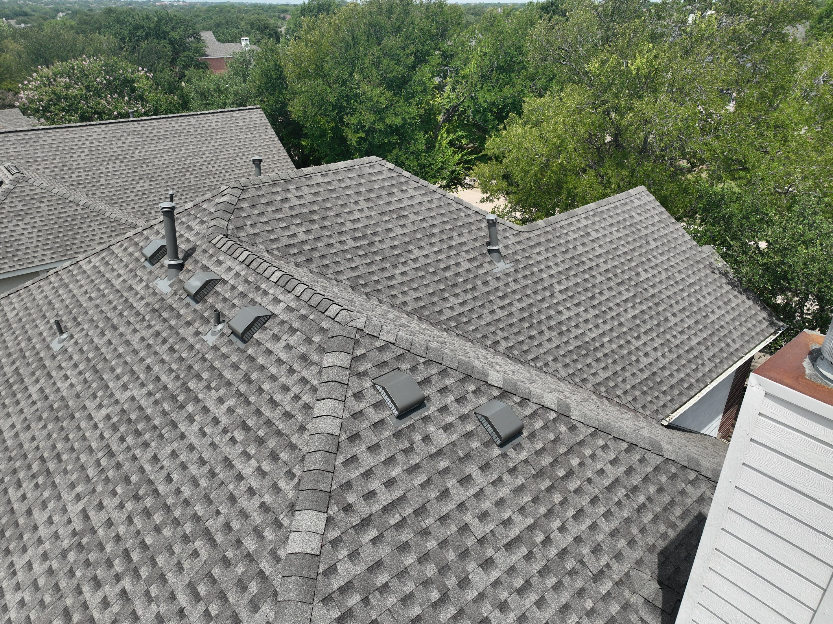 Residential Roofing Installation using GAF Timberline HDZ Weathered Wood by OneSource Roofing and Restoration