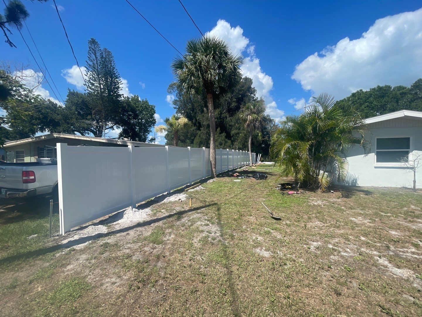 Venice, FL 6ft. Tall White Vinyl Privacy Fence by Asap fence and gates, LLC