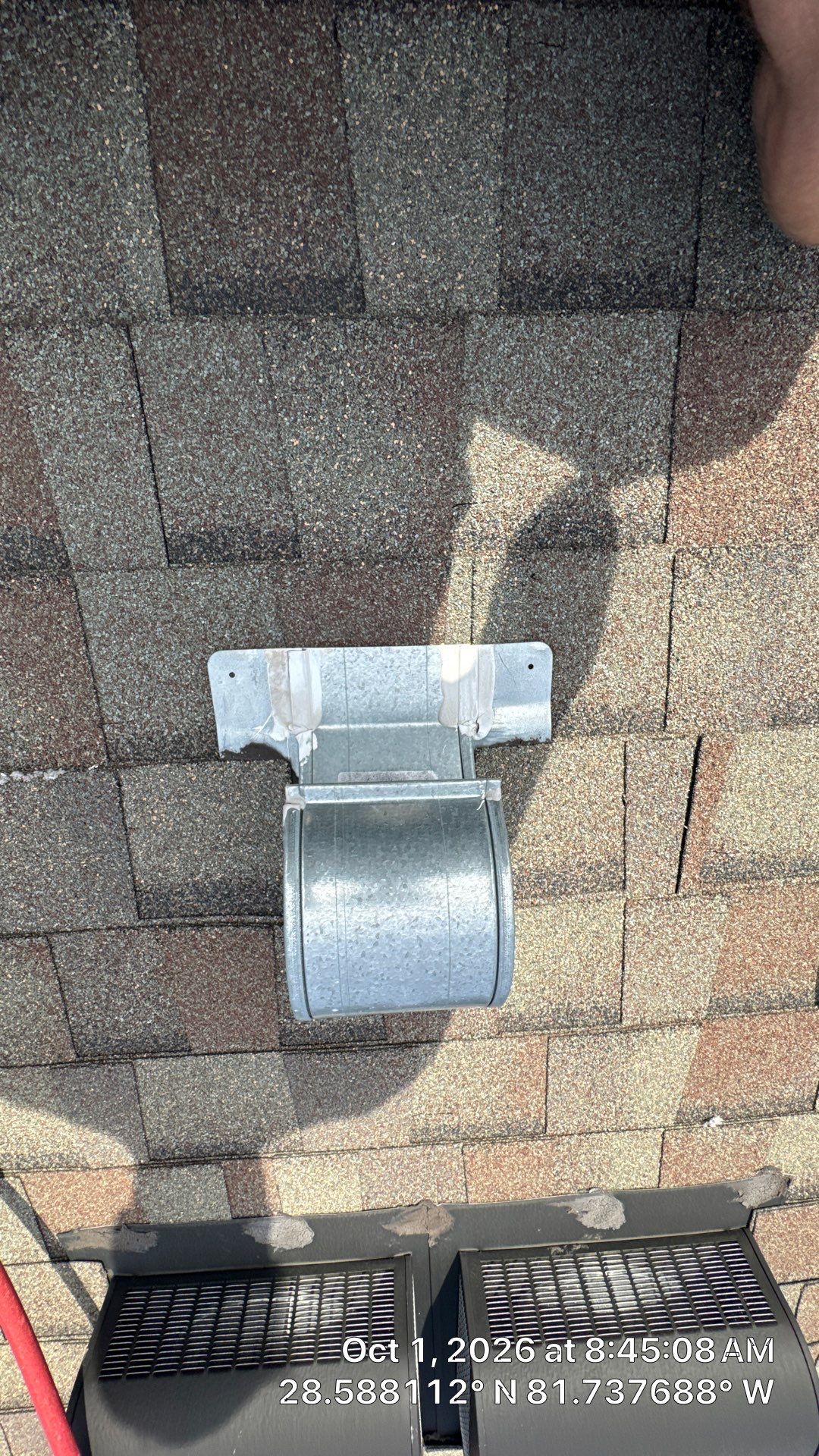 Dryer Vent Lint Removal & Roof Connection Sealing in Minneola by Hygienic Air, Inc