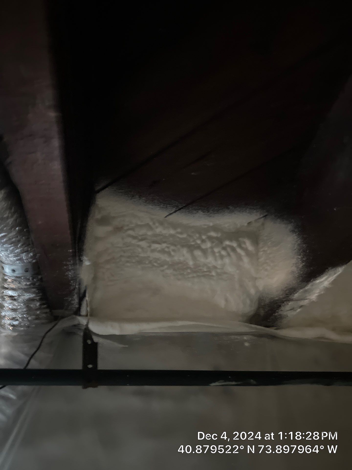 Attic Insulation using Closed Cell Spray Foam by NYS Foam & Energy