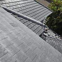 Westlake Plantation Slate Like Dark Charcoal Blend by Total Roofing System The Metal Roof Experts