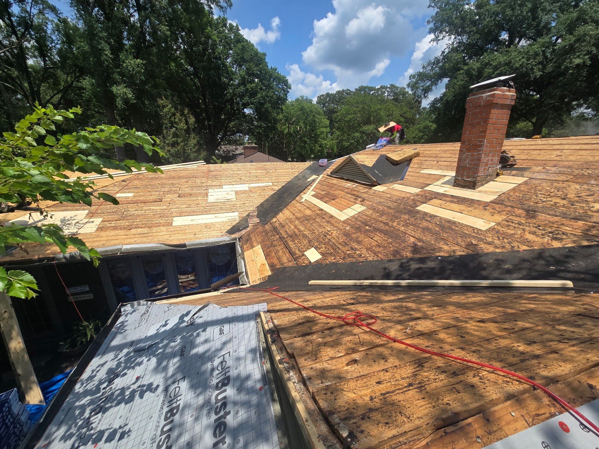 Tree Damage Restoration and Asphalt Shingle Roof Replacement in Memphis by Revival Roofing Services