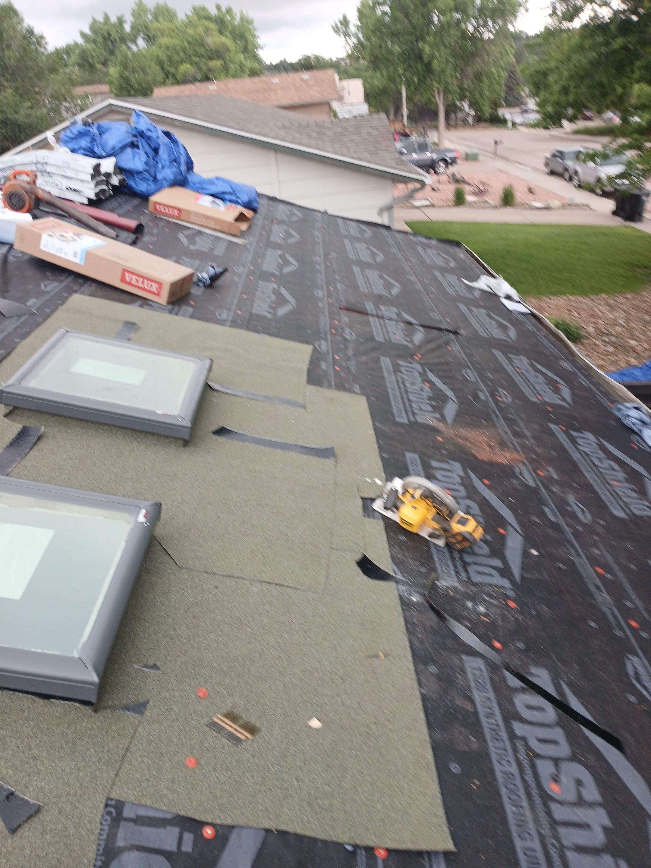 Project in Colorado Springs by Raptor Roofing 