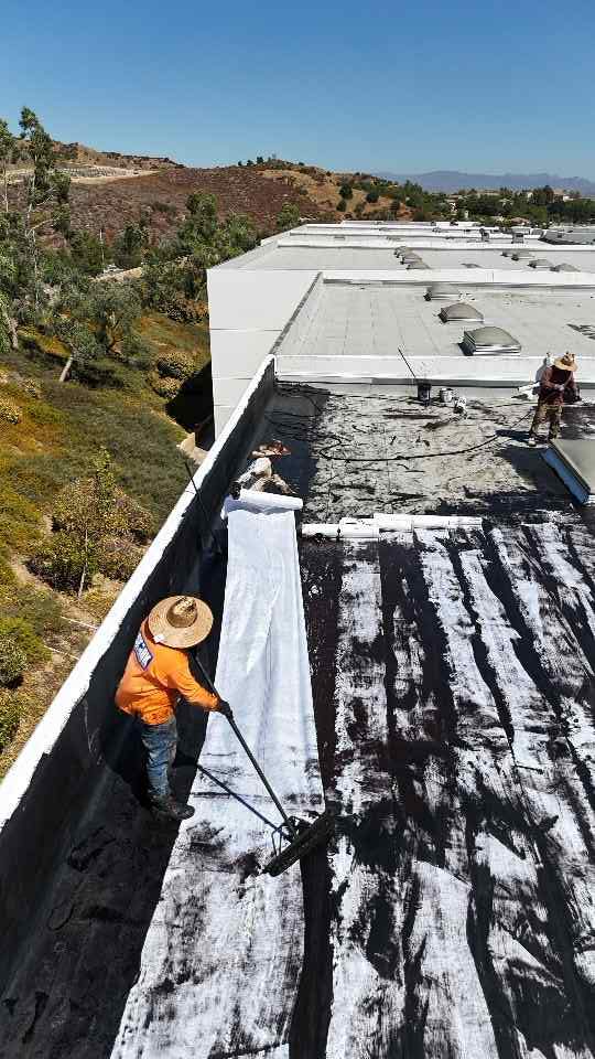 Project in Valencia by Shark Commercial Roofing Systems