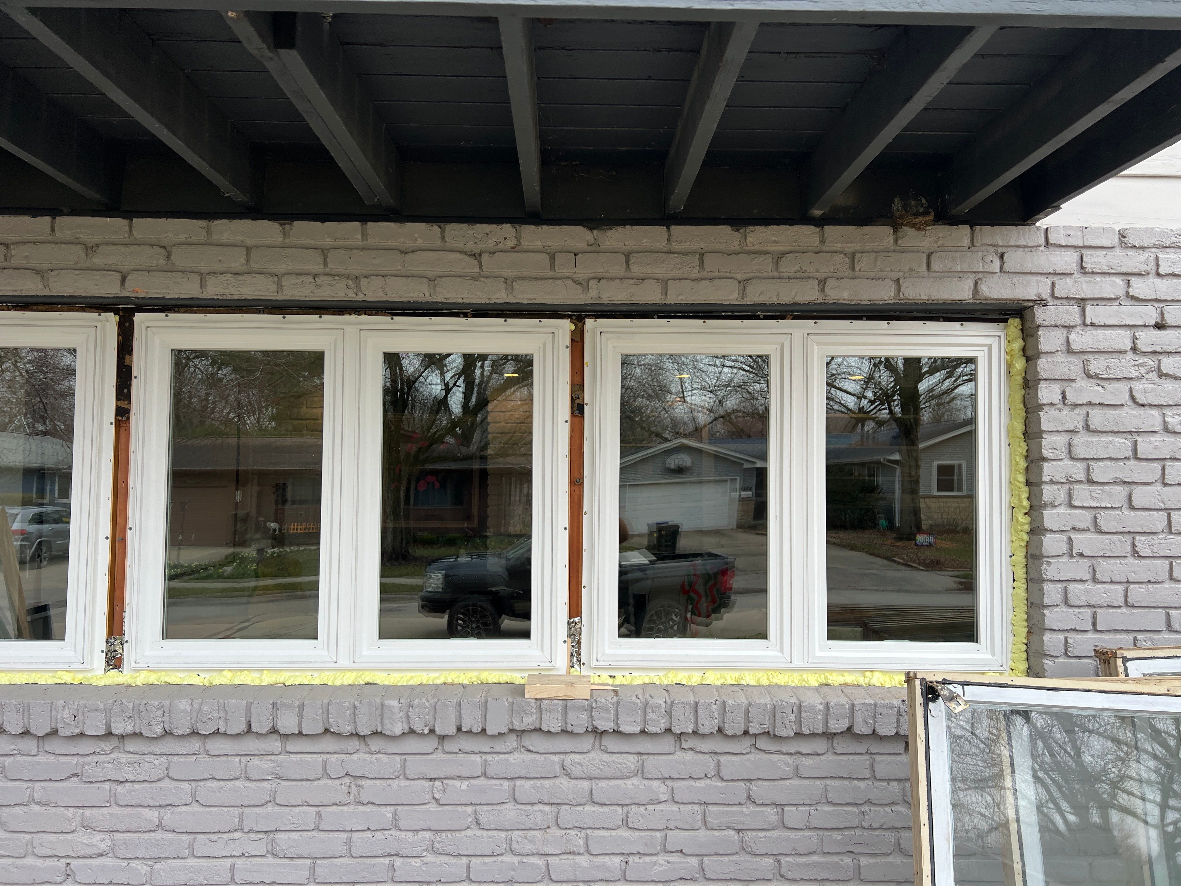 Window Installation using Pella 250 series vinyl window by United Windows and Siding LLC