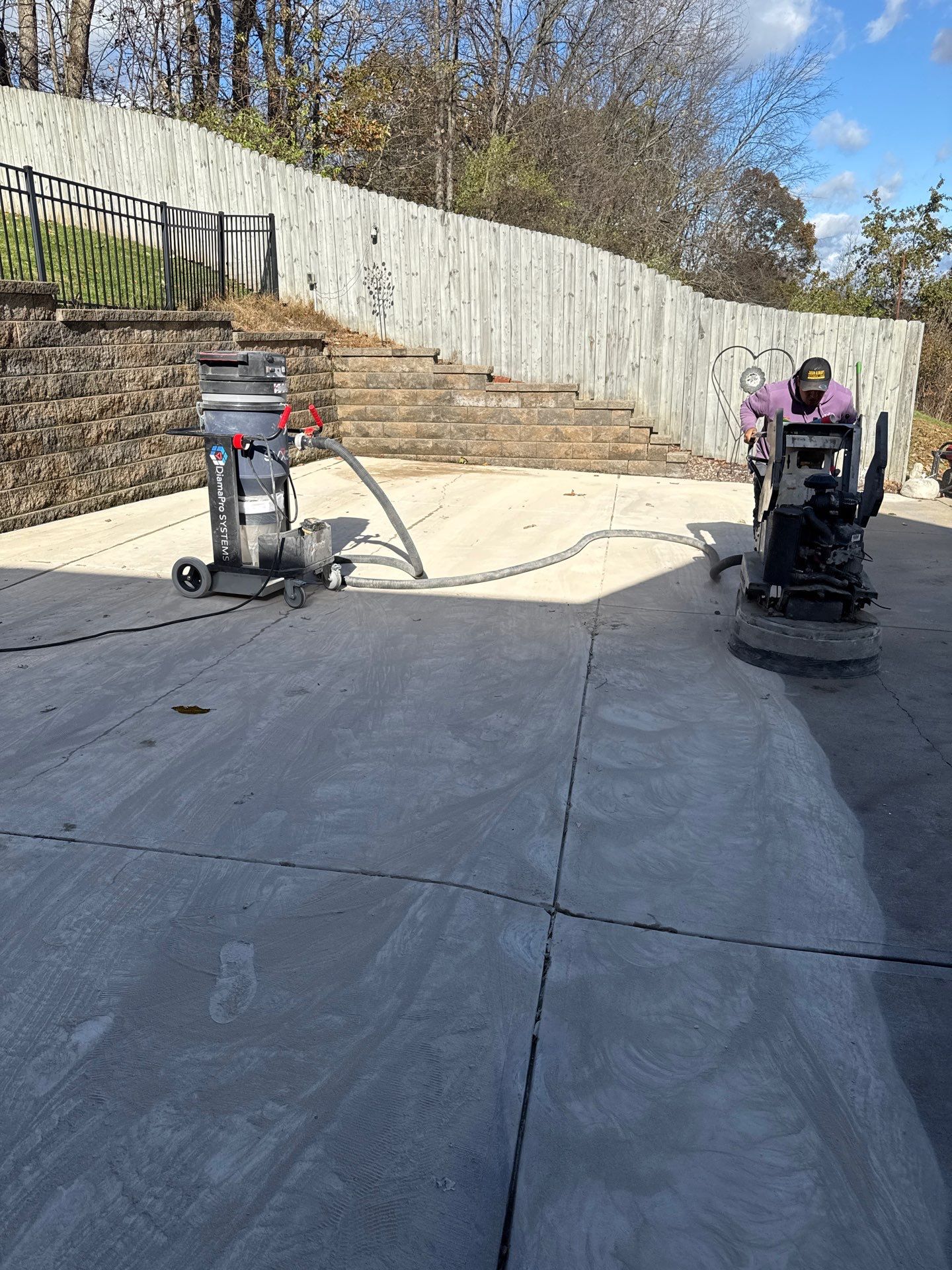 Steep Driveway Project in Sarver by Floors in a Day, Inc