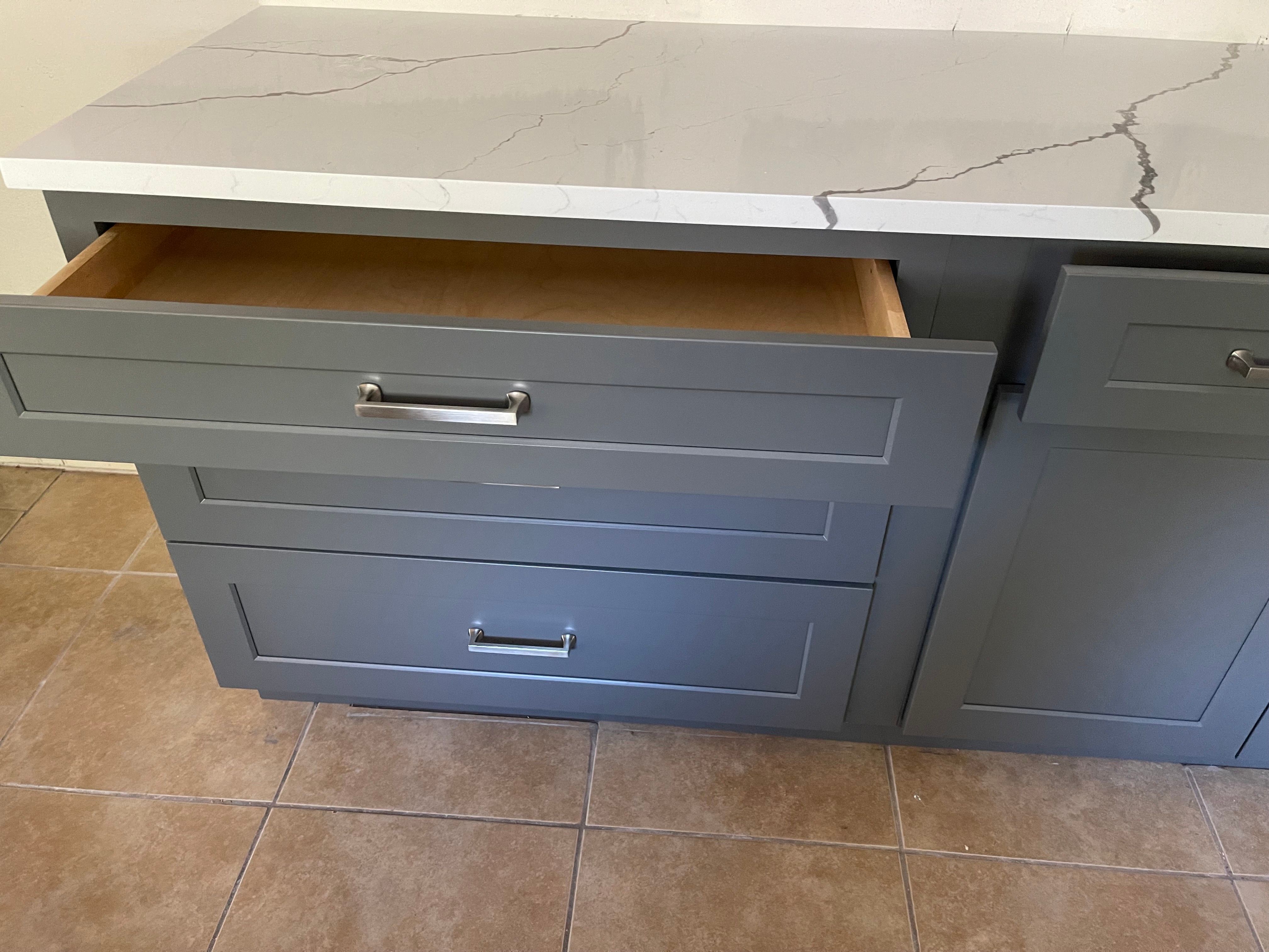 Kitchen Remodel using US Cabinets by Mena stone surfaces