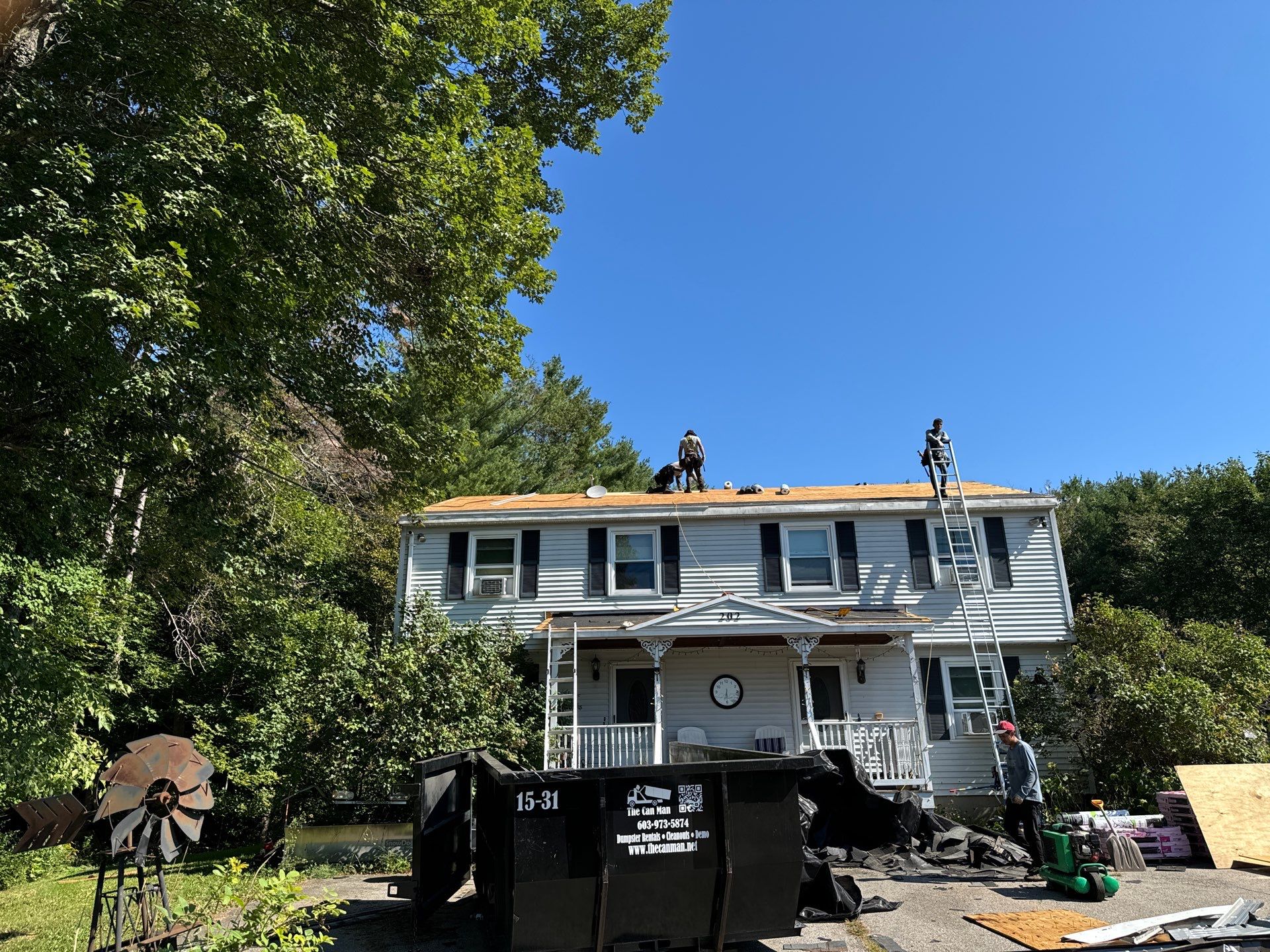 Deerfield Asphalt Roof Gone Right by Tall pine roofing