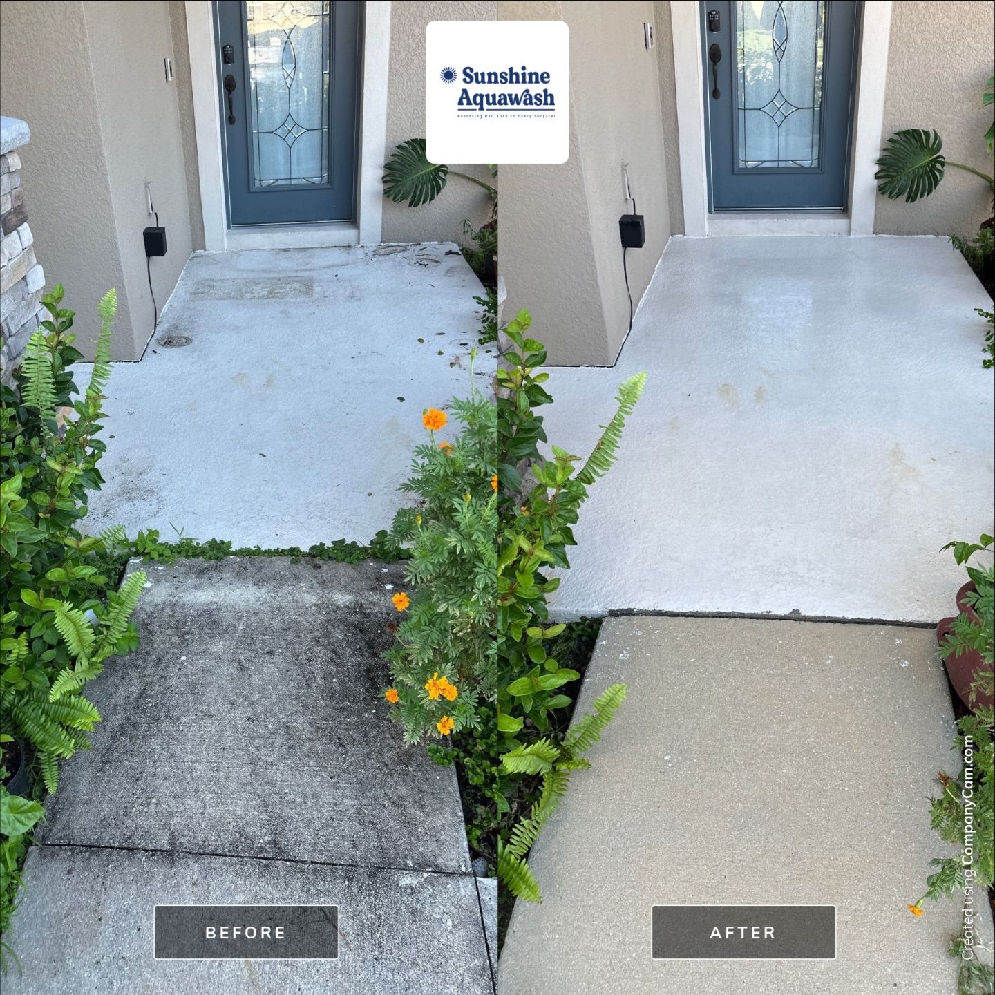 Driveway Cleaning in Palmetto, FL – Trevesta Community by Sunshine AquaWash