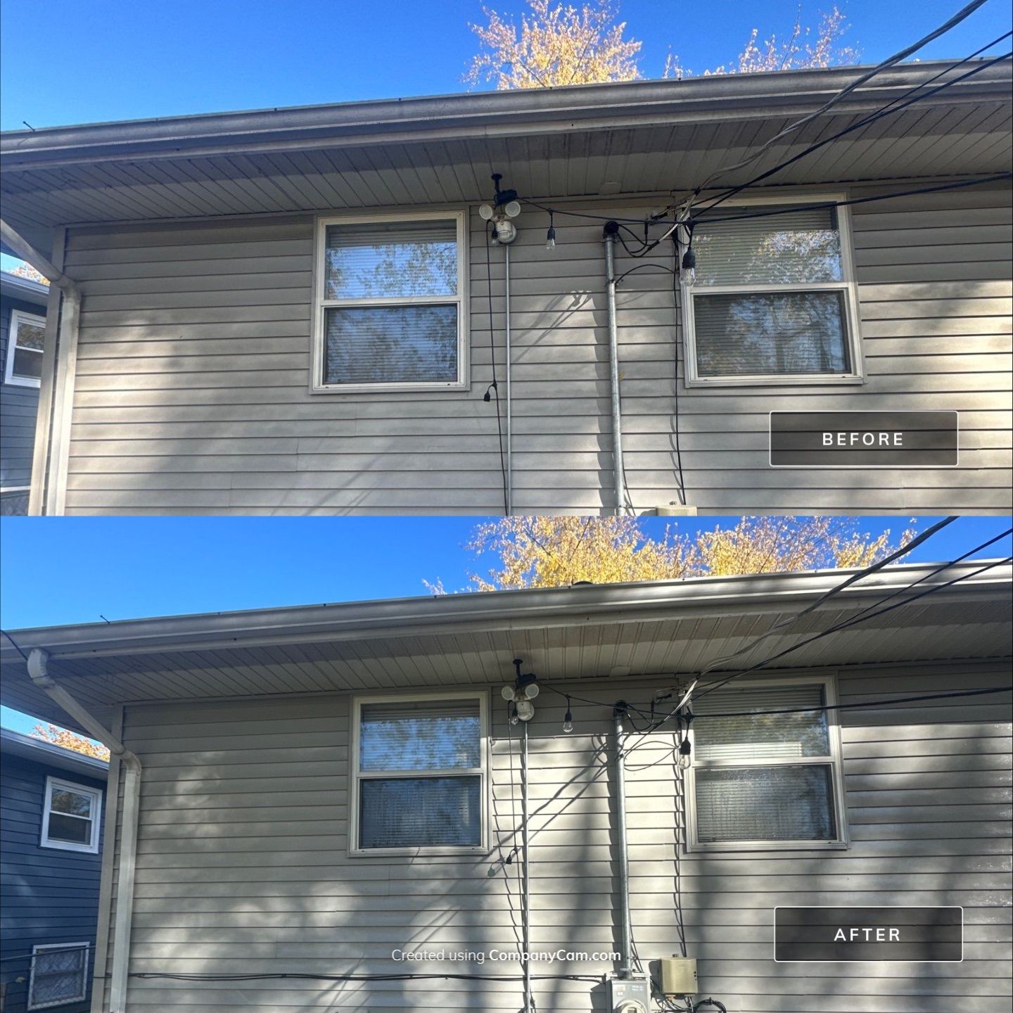 Project in Round Lake Beach by Simmons Power & Soft Washing