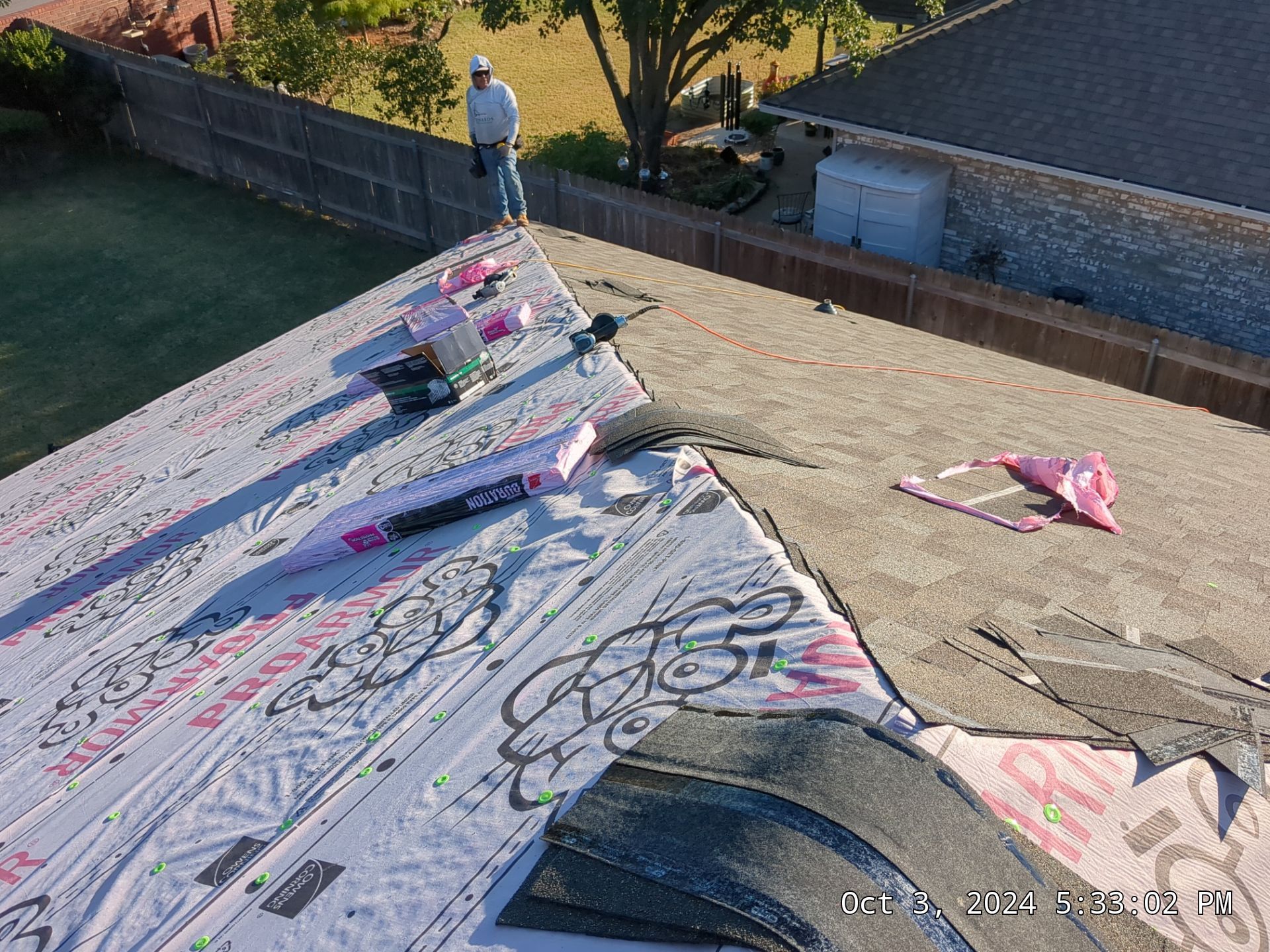 OKC Residential Roofing Installation using Owens Corning by Blackforest Roofing