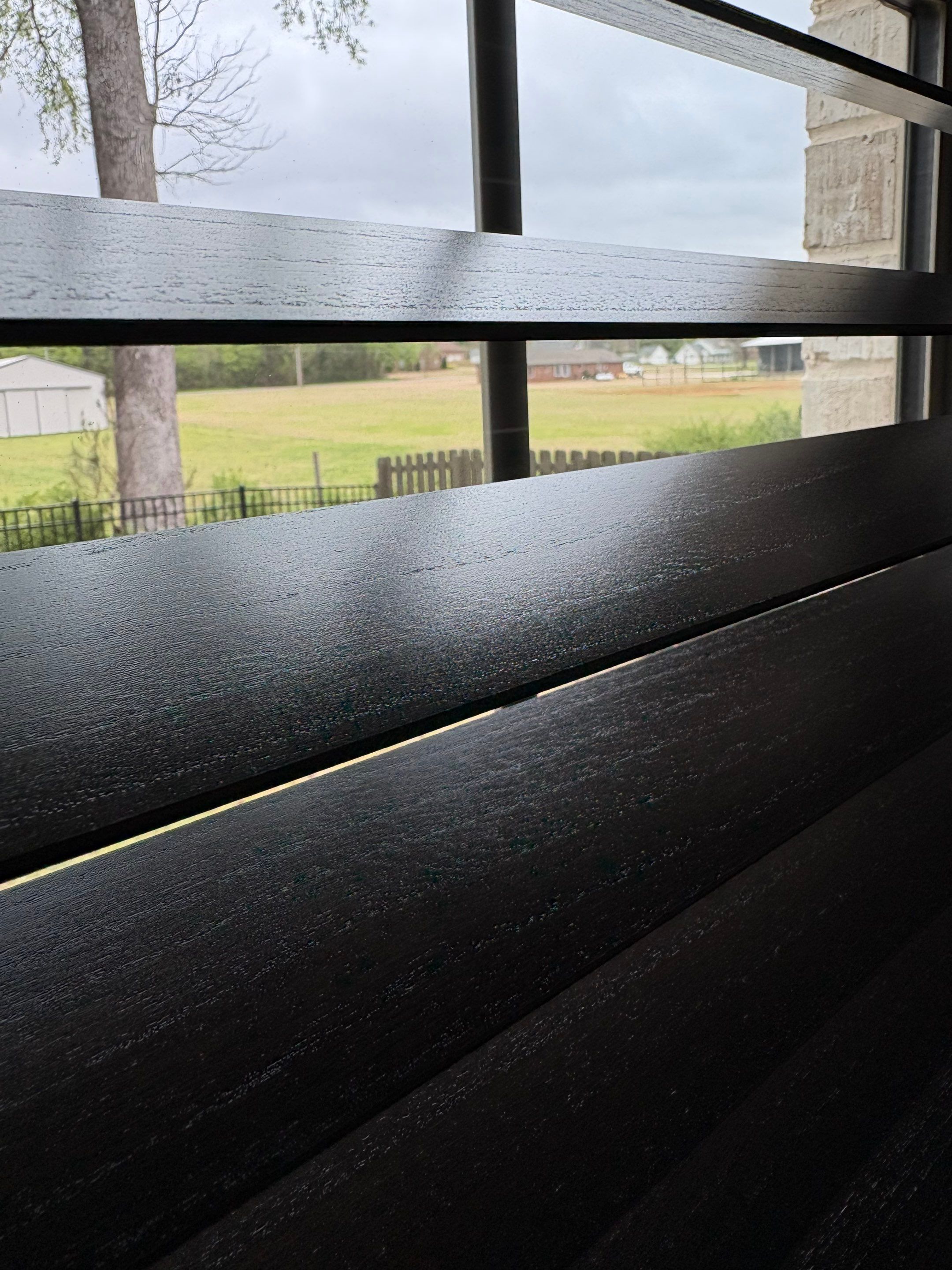 Real and Faux Wood Blinds Project in Madison by Blinds and Borders
