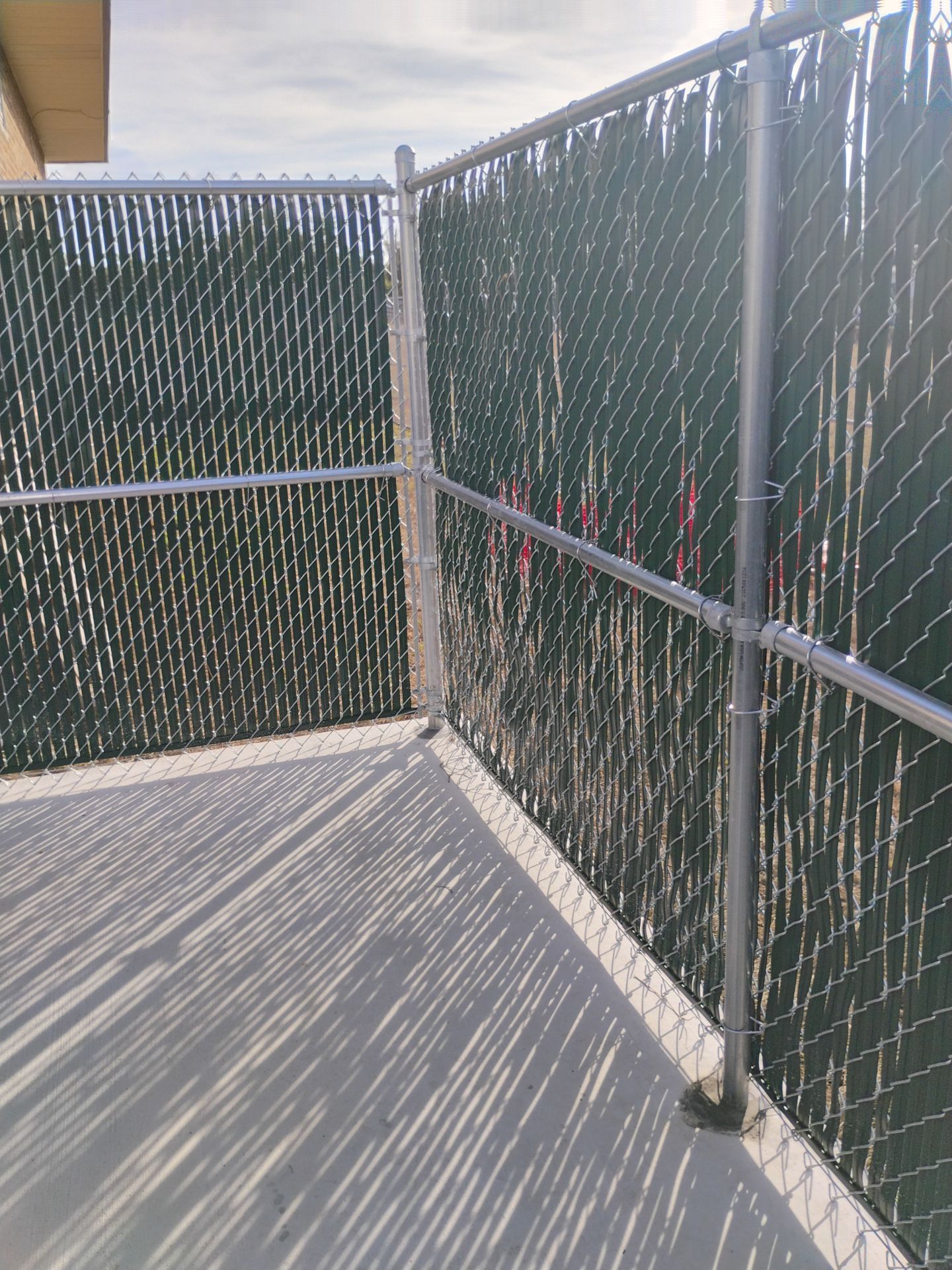 Commercial Chain Link Fence with Slats in Port Charlotte by True Fence LLC