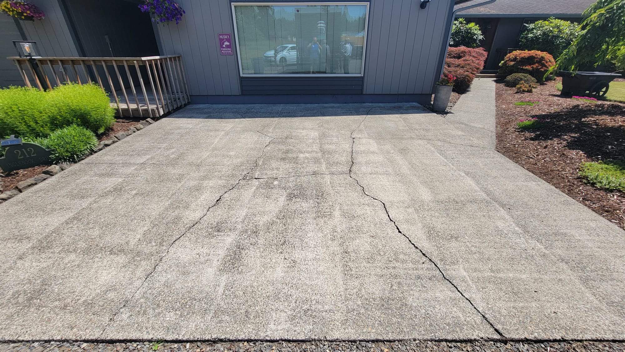 Refined Simplicity Driveway in Palazzo Vuba Stone by Concrete Coating Experts Inc.