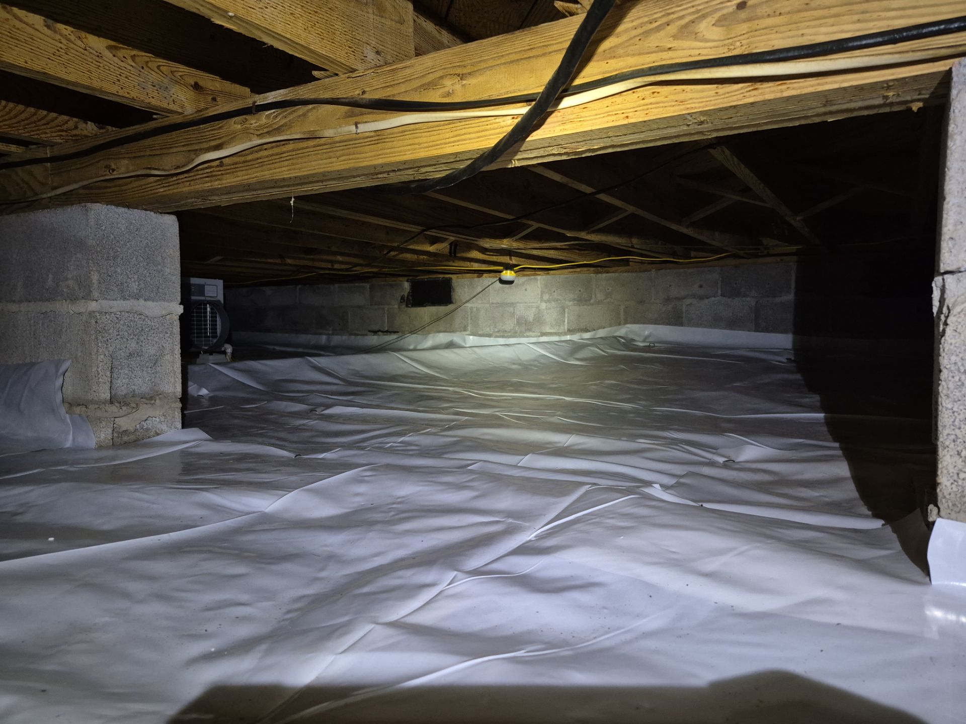 Project in Norfolk by Patriot Crawl Space Repairs