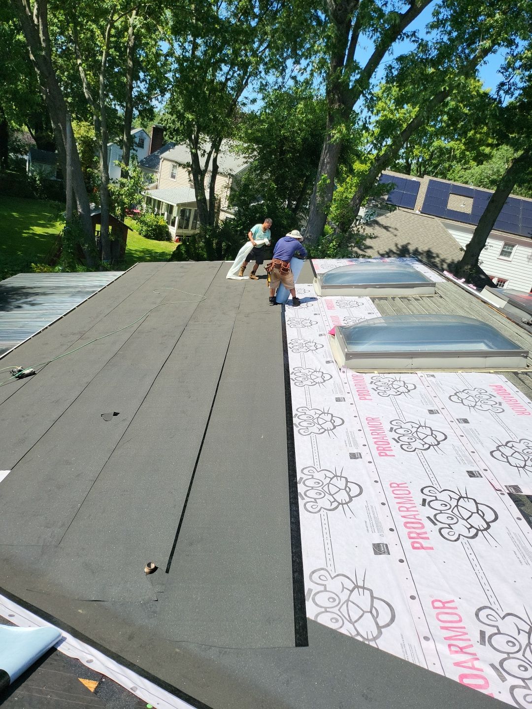 Residential Roofing Installation using Owens Corning TruDefinition Duration Designer - Black Sable by A Plus Exterior