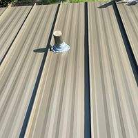 24ga 1.5" Mechanical Seam Medium Bronze  by Total Roofing System The Metal Roof Experts