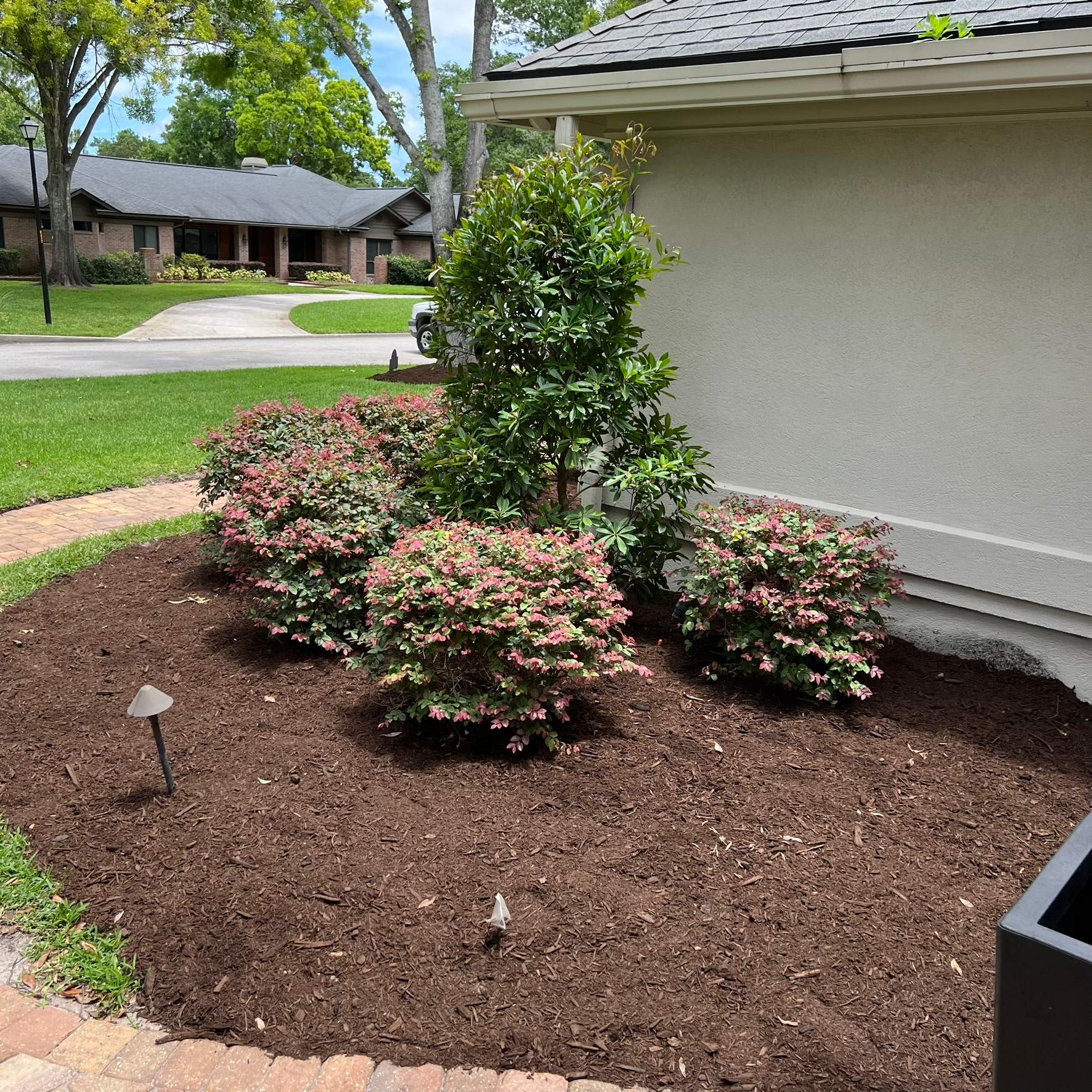 Plant & Mulch Installation | Deerwood Country Club by ProGreen Services