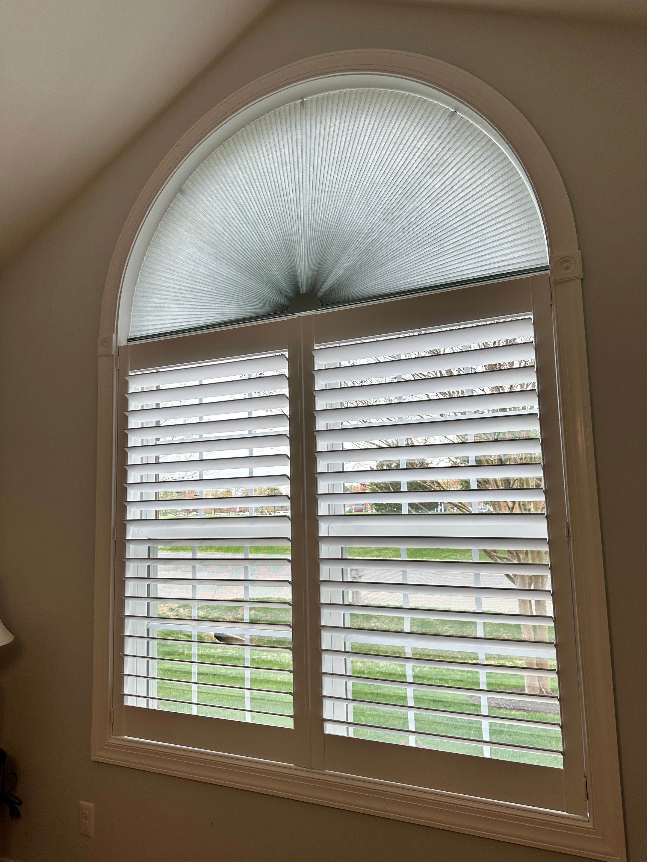 Shutter, Faux Wood Blind, and Honeycomb Installation - Leonardtown by Southern Maryland Custom Blinds