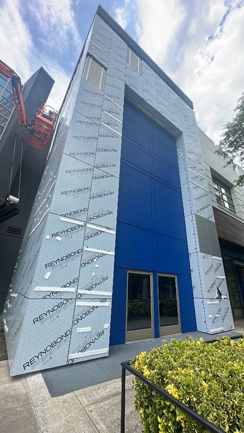 Exterior Installation using ACM Composite Panels by Infinity Metal Systems