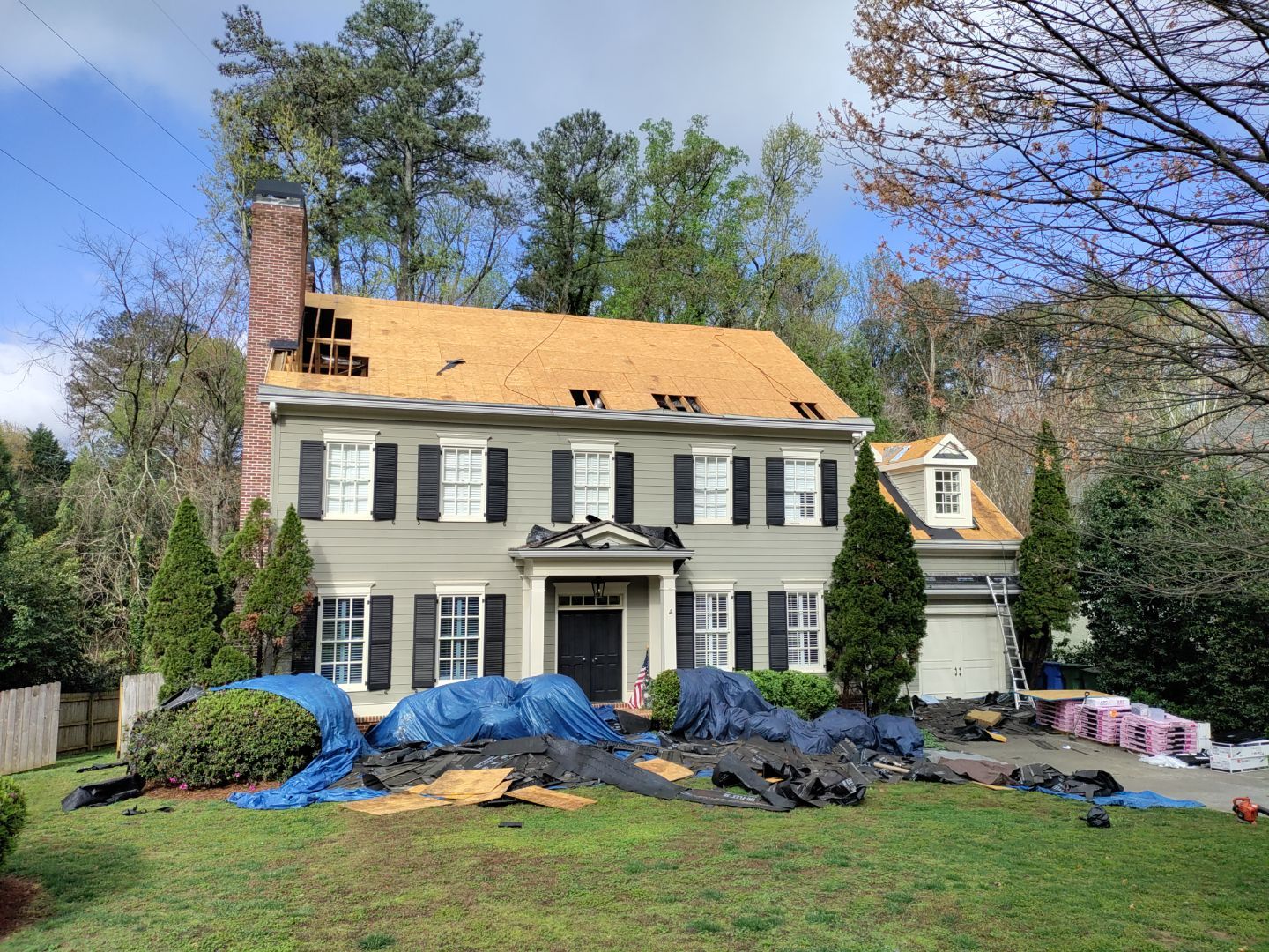 Residential Roofing Installation using Owens Corning by Inspector Roofing and Restoration