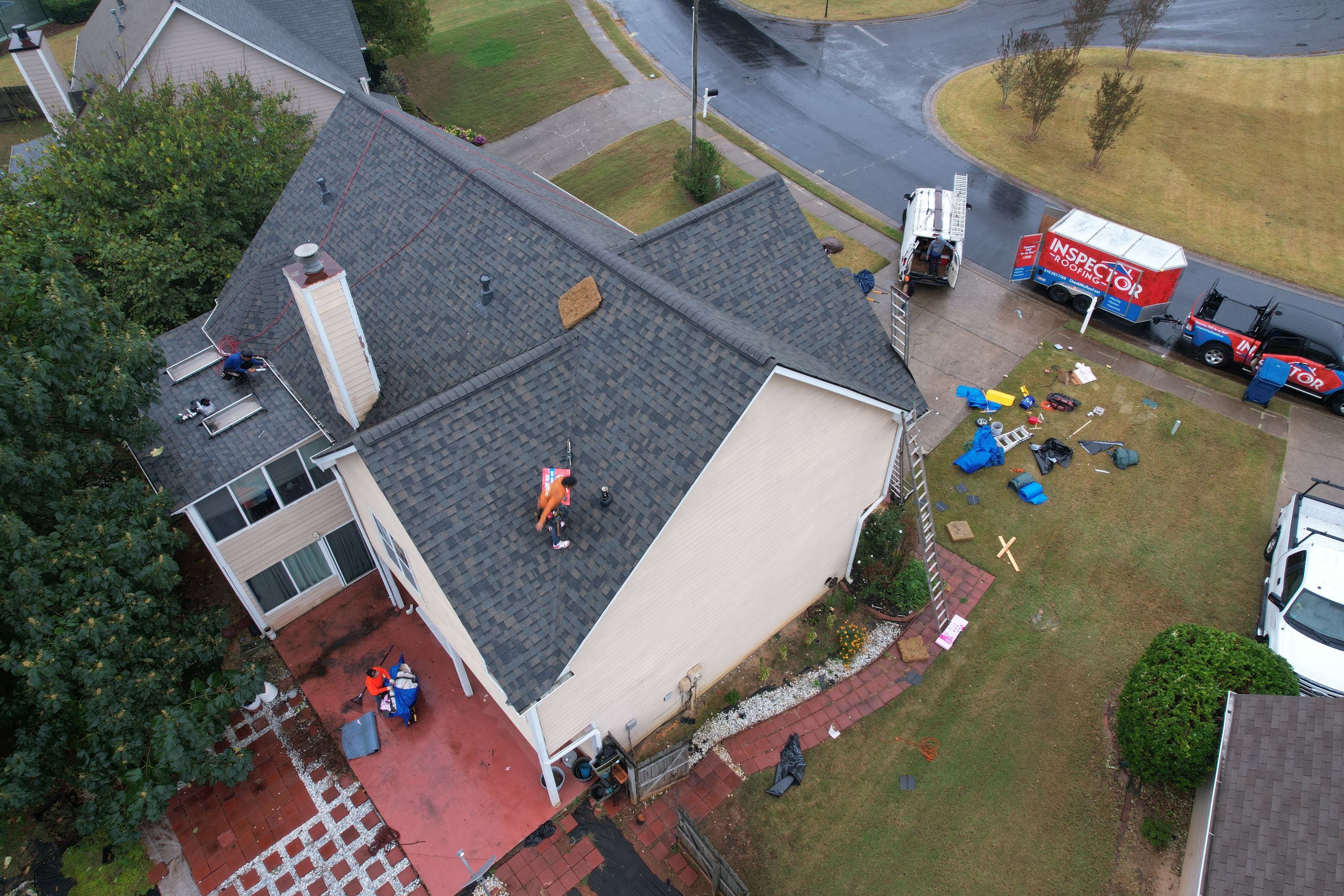 Residential Roof Replacement using Owens Corning by Inspector Roofing and Restoration