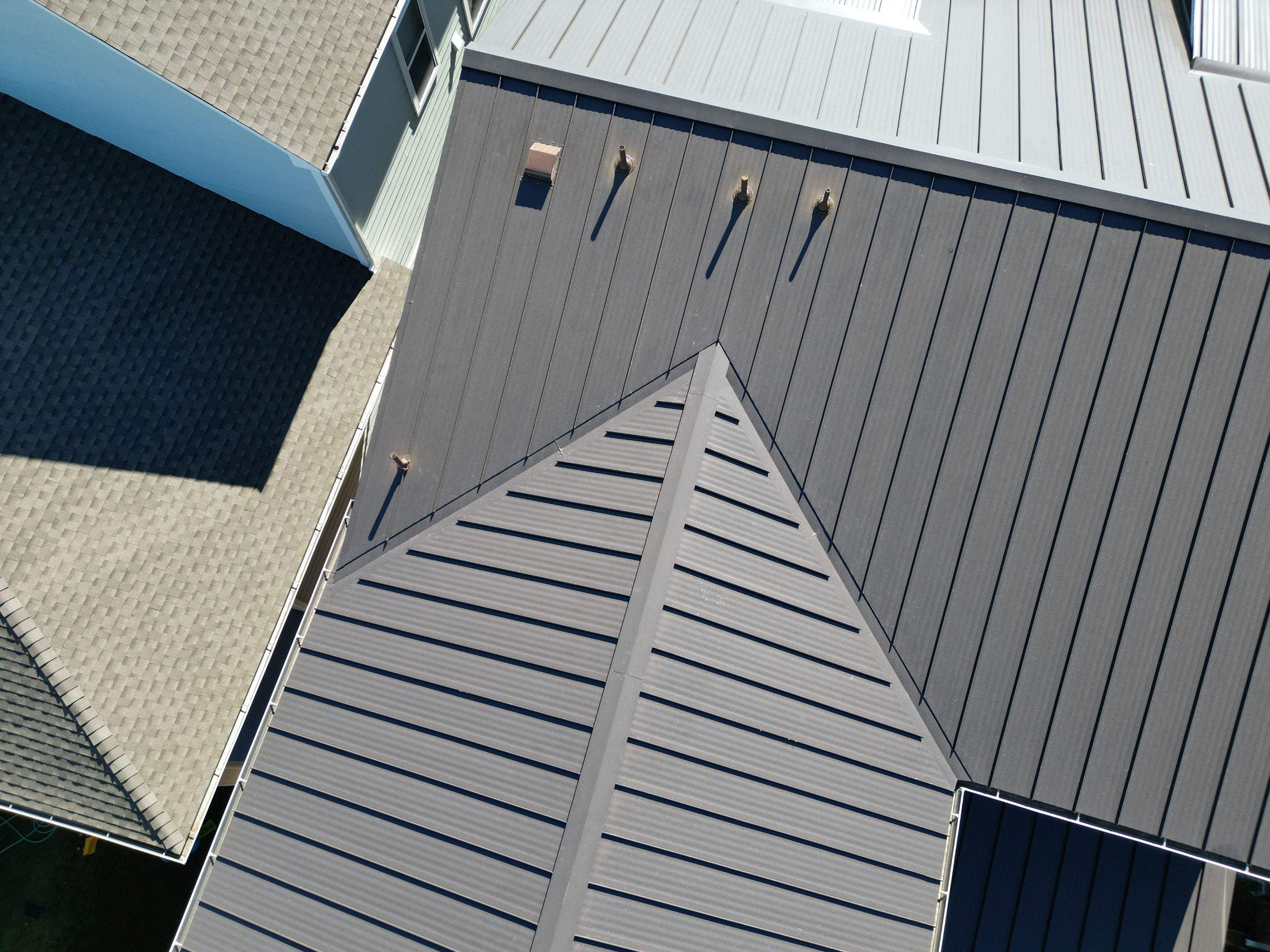 Dark Bronze Standing Seam Metal Roof by RoofsOnly.com