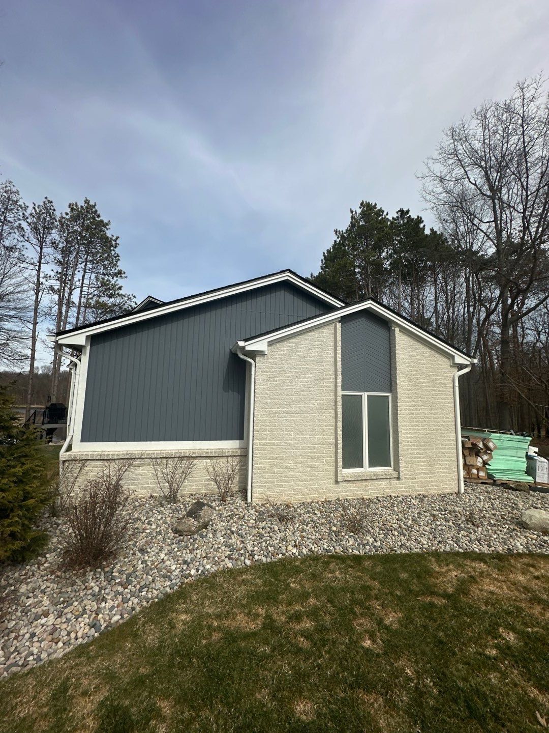 Siding Replacement using Certainteed Monogram D5 Pacific Blue by 180 Contractors